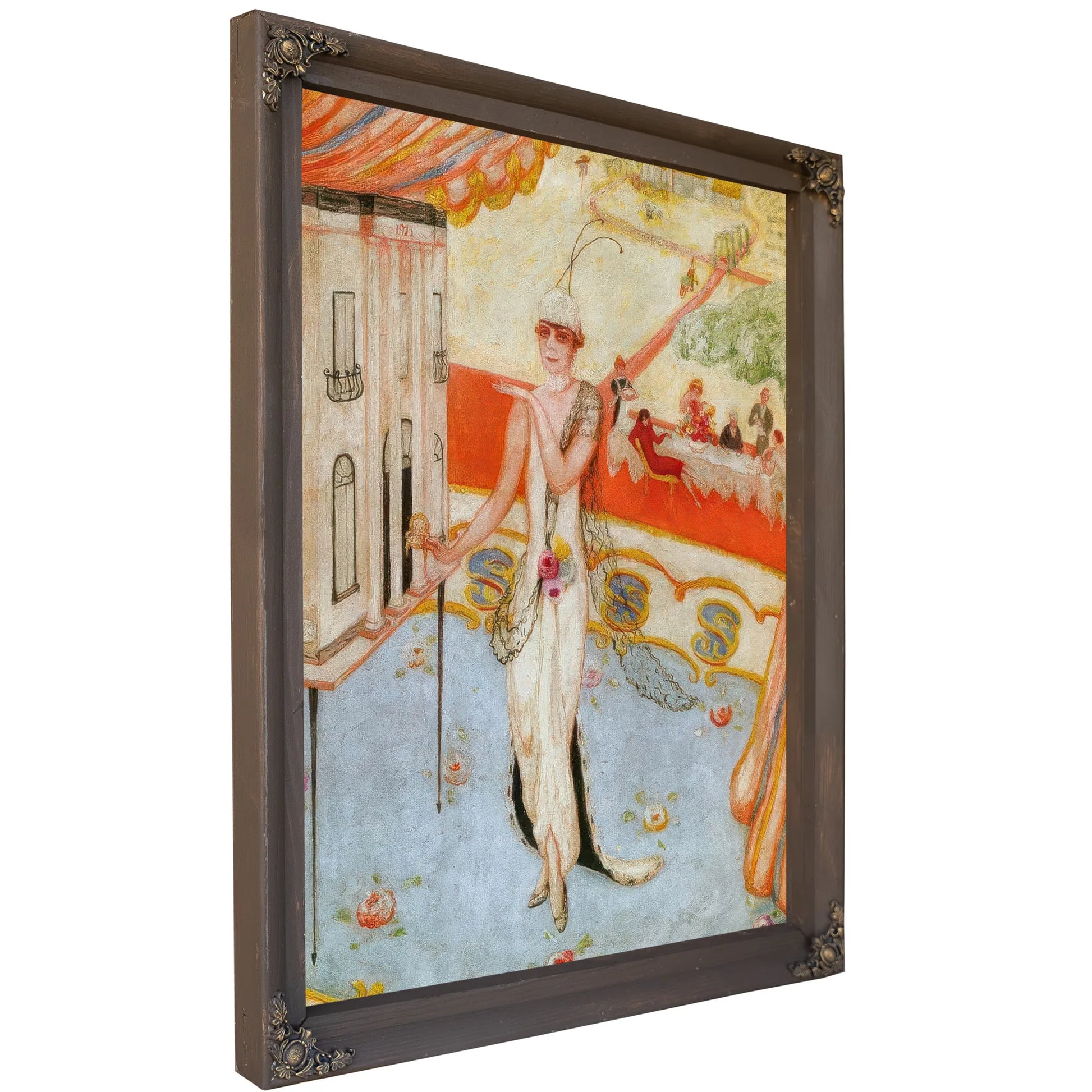 Portrait Of My Sister By Florine Stettheimer Fine Art Print