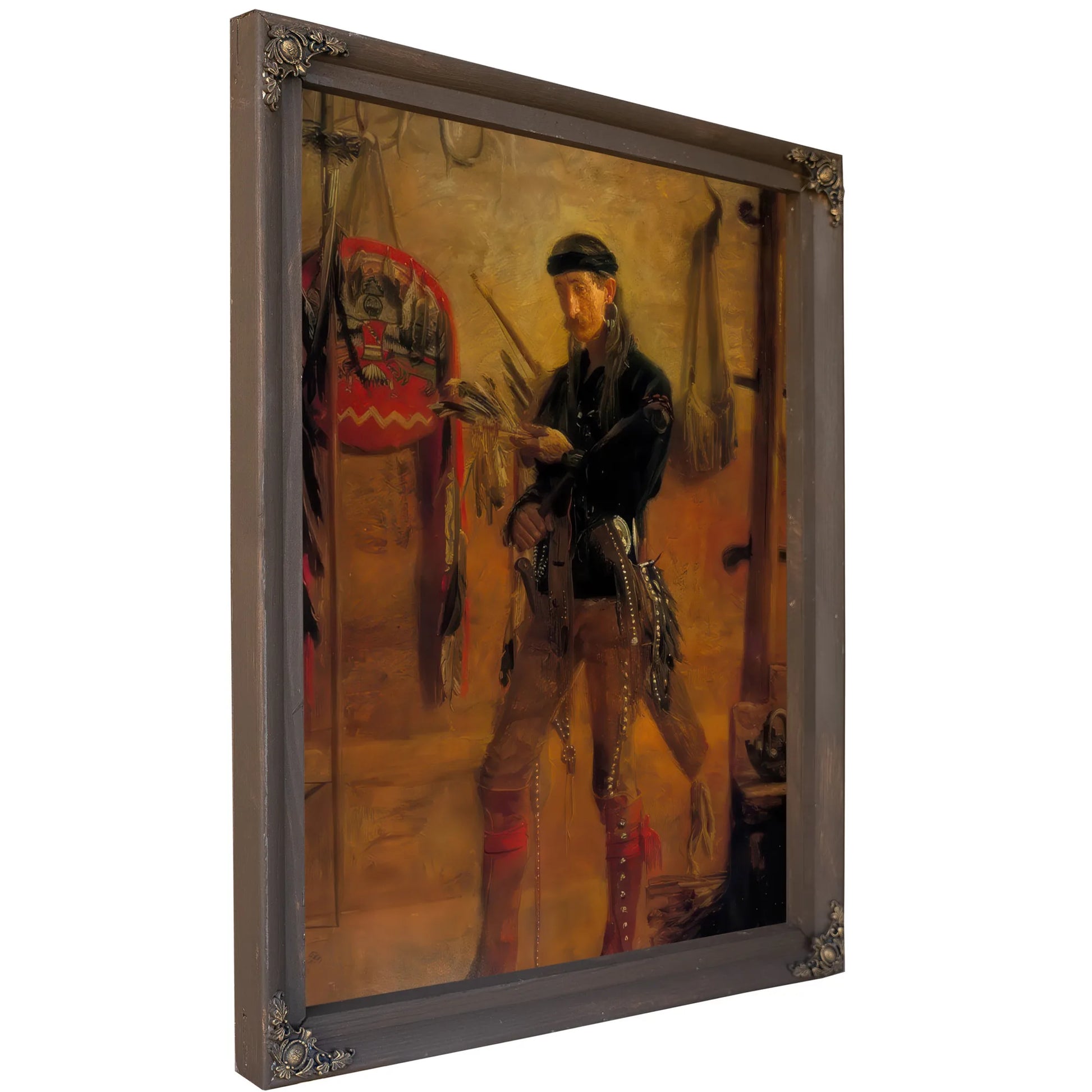 Frank Hamilton Cushing By Thomas Eakins Fine Art Print