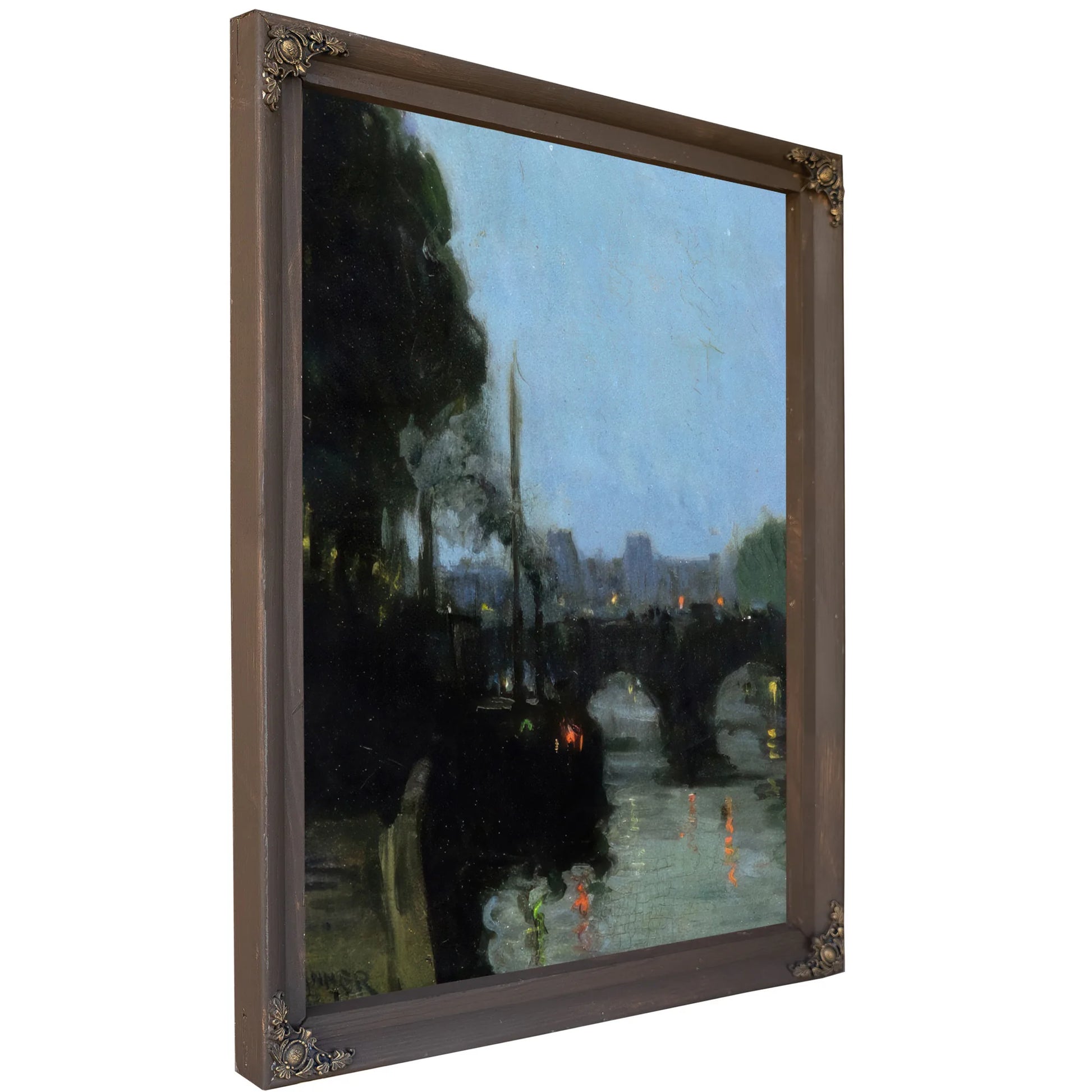 The Seine Evening By Henry Ossawa Tanner Fine Art Print
