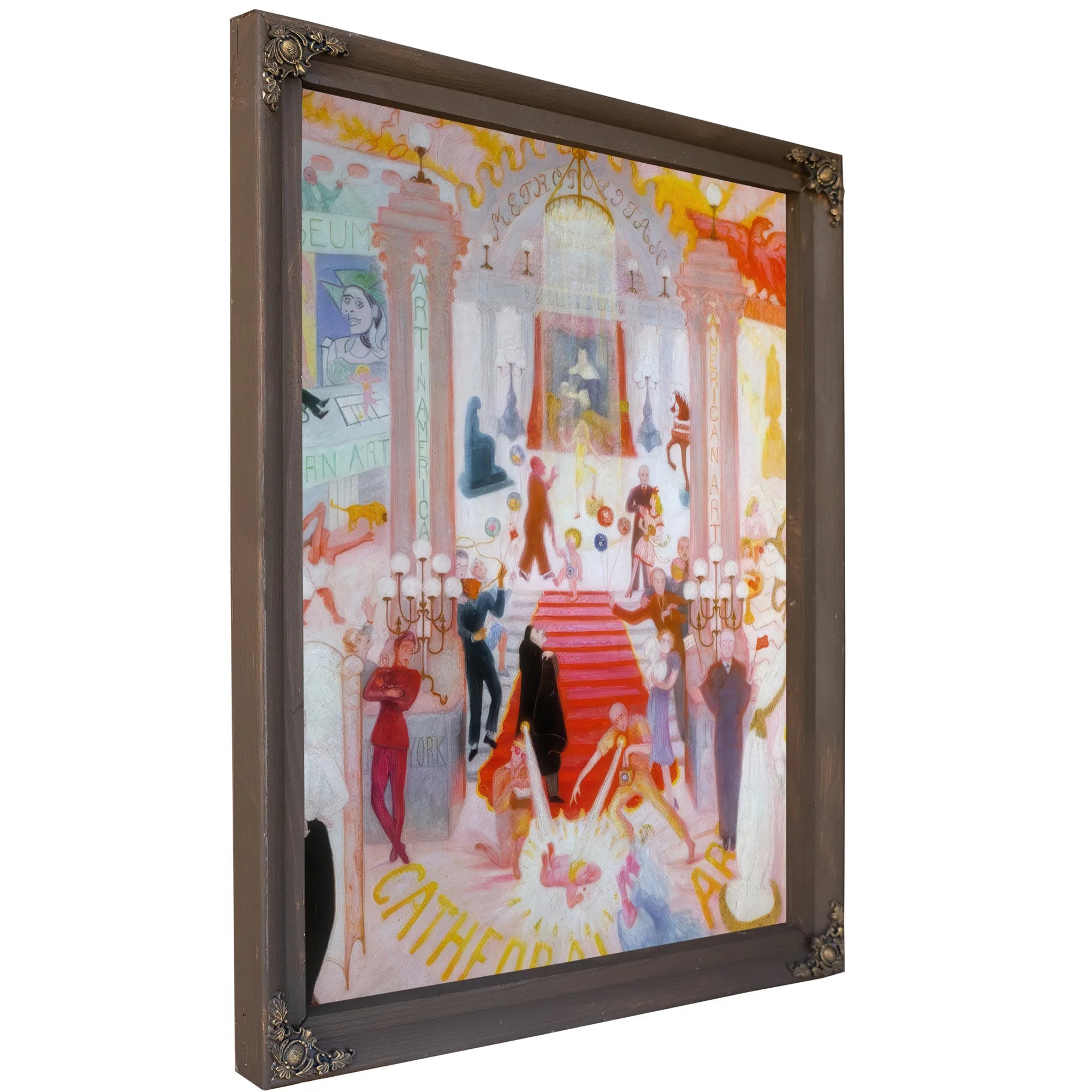 The Cathedrals Of Art Begun 1942 By Florine Stettheimer Fine Art Print