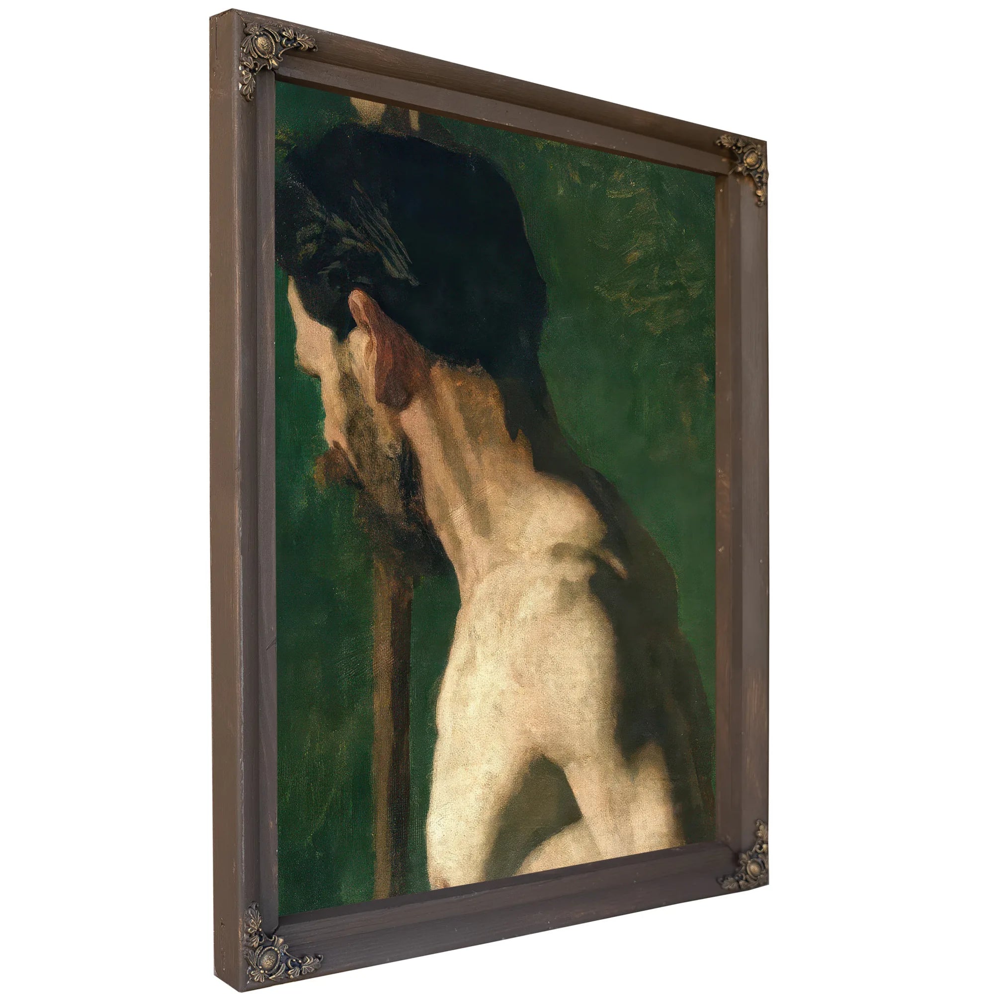 Study Of A Nude Man (The Strong Man) By Thomas Eakins Fine Art Print