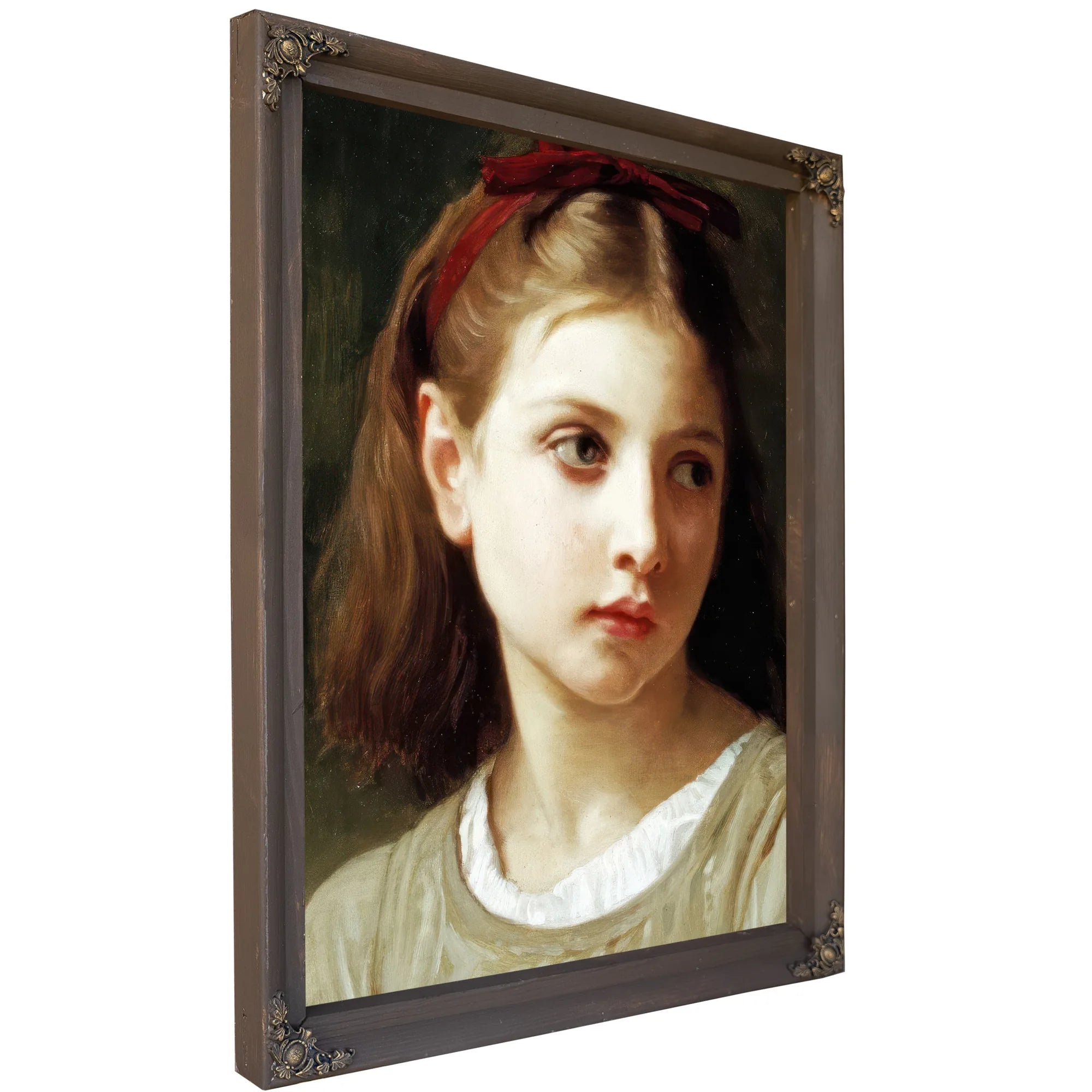 Une Petite Fille By William Adolphe Bouguereau Fine Art Print
