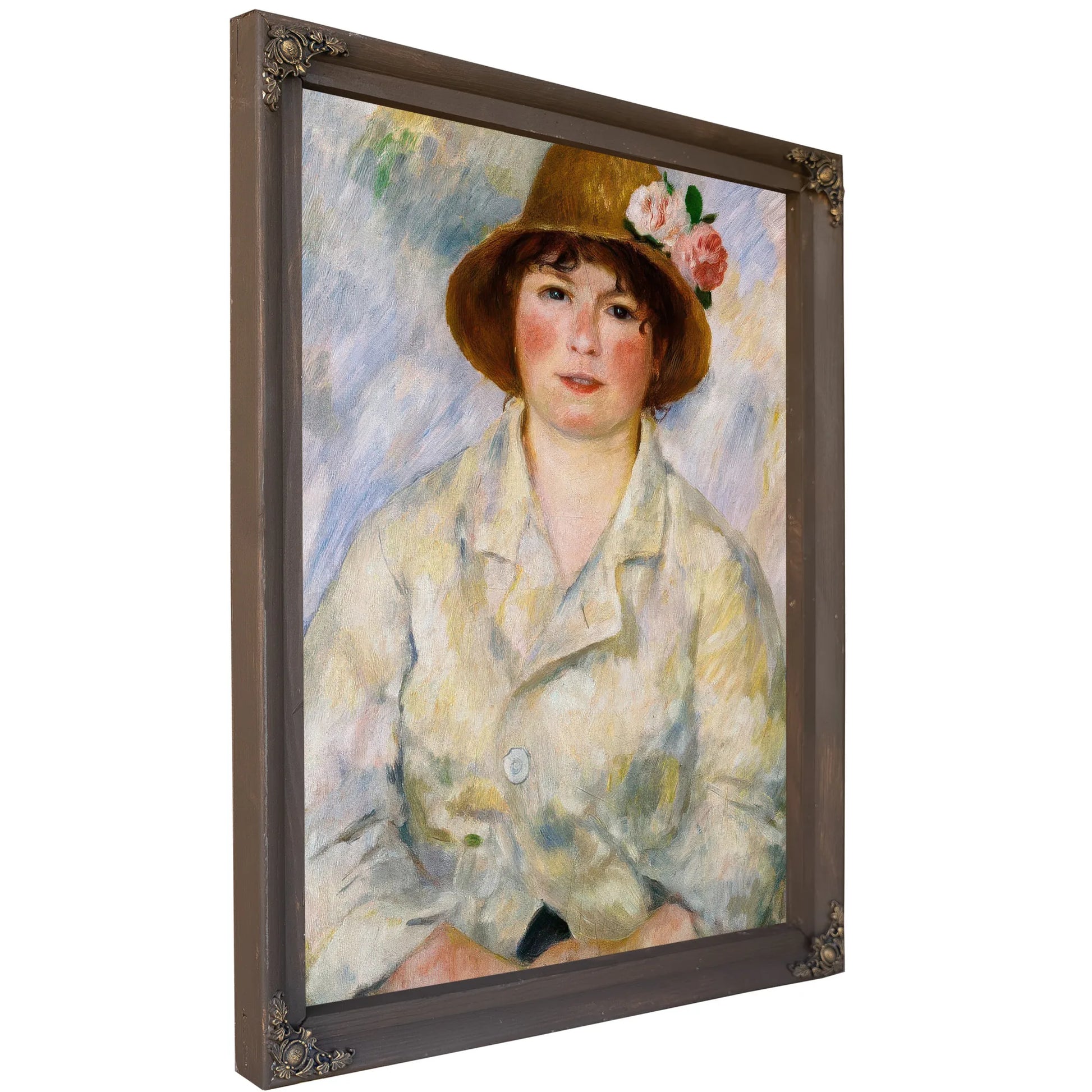 Portrait Of Madame Renoir By Pierre August Renoir Fine Art Print