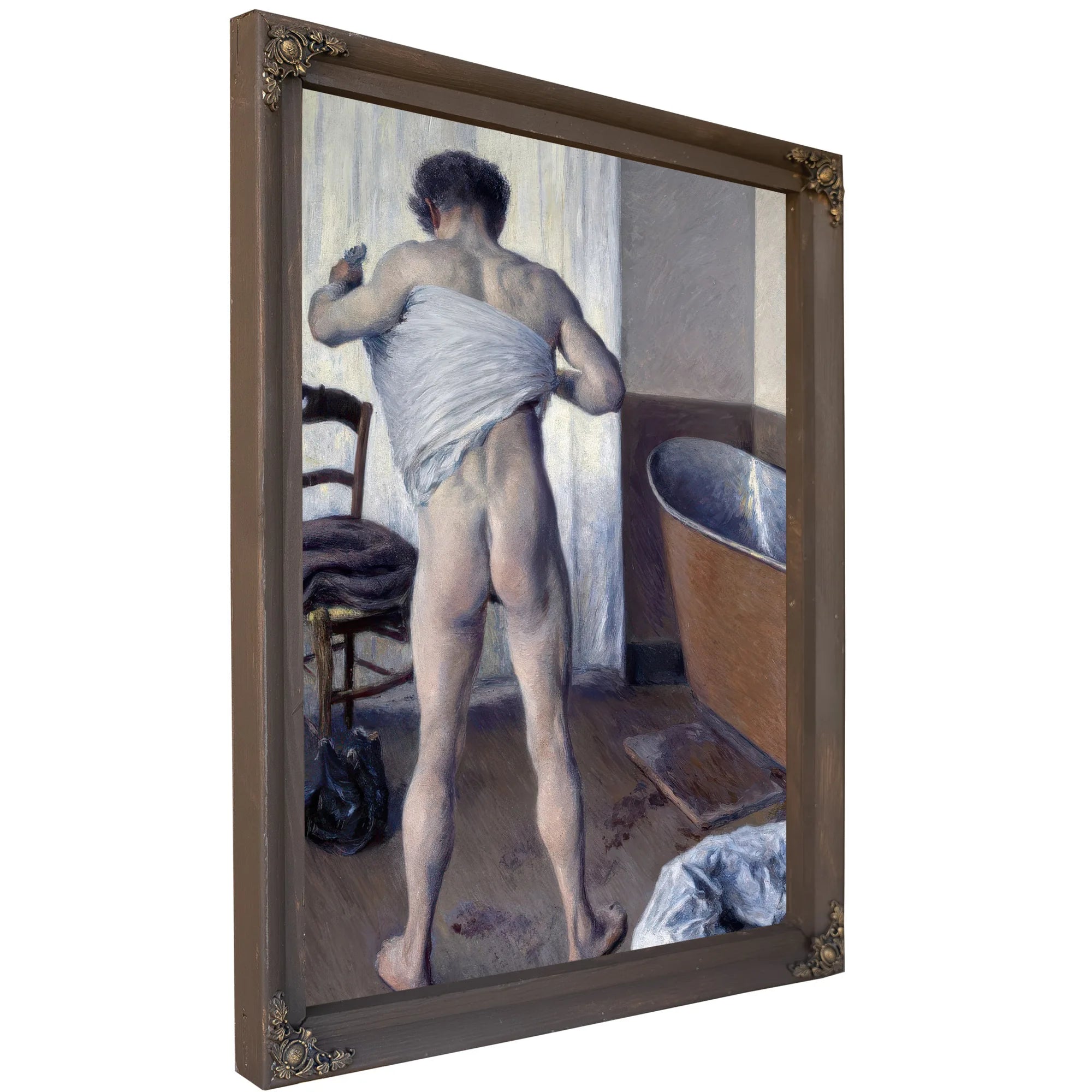Man At His Bath By Gustave Caillebotte Fine Art Print