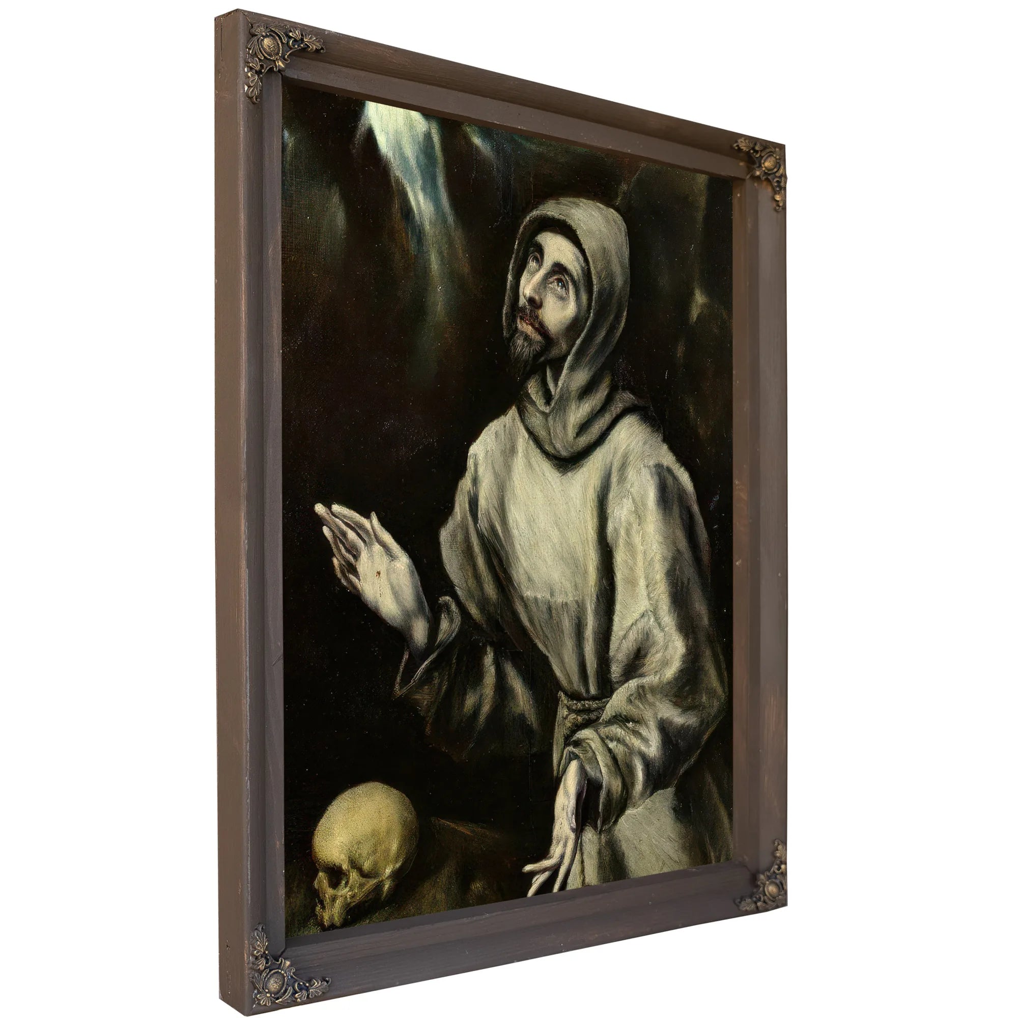 St. Francis Of Assisi Receiving The Stigmata By El Greco Fine Art Print