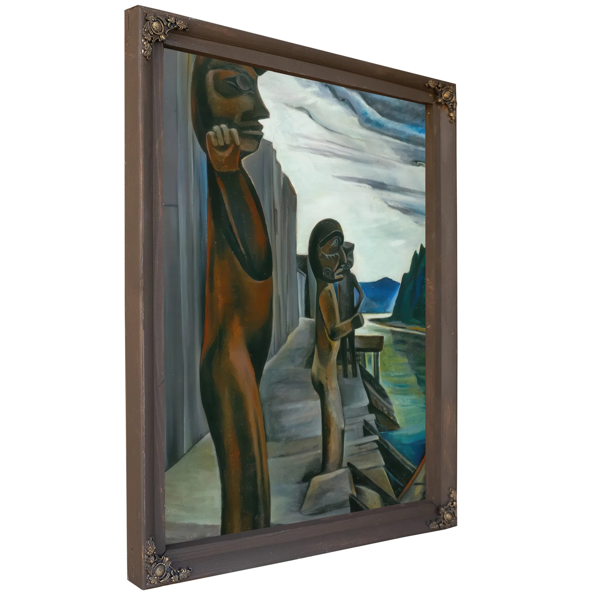 Bluden Harbour By Emily Carr Fine Art Print