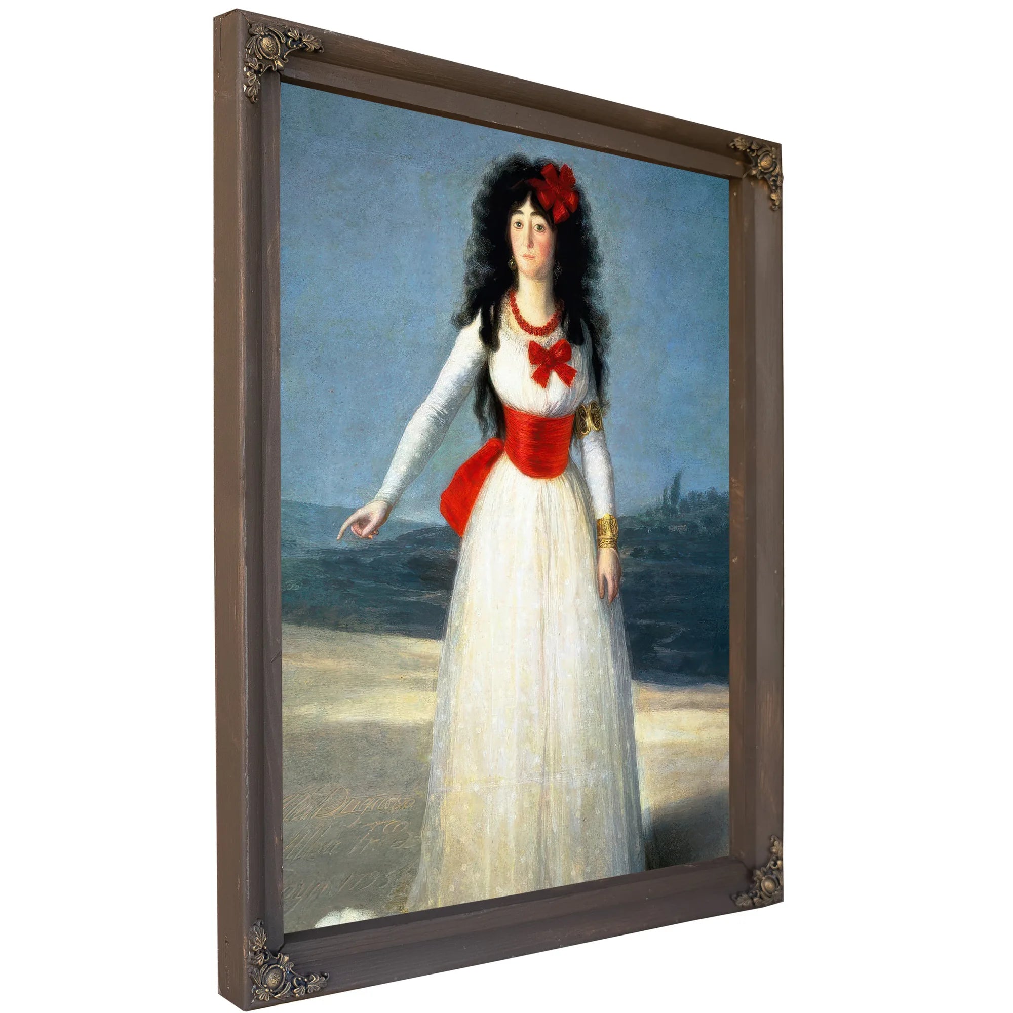 The Duchess Of Alba I By Francisco De Goya Fine Art Print