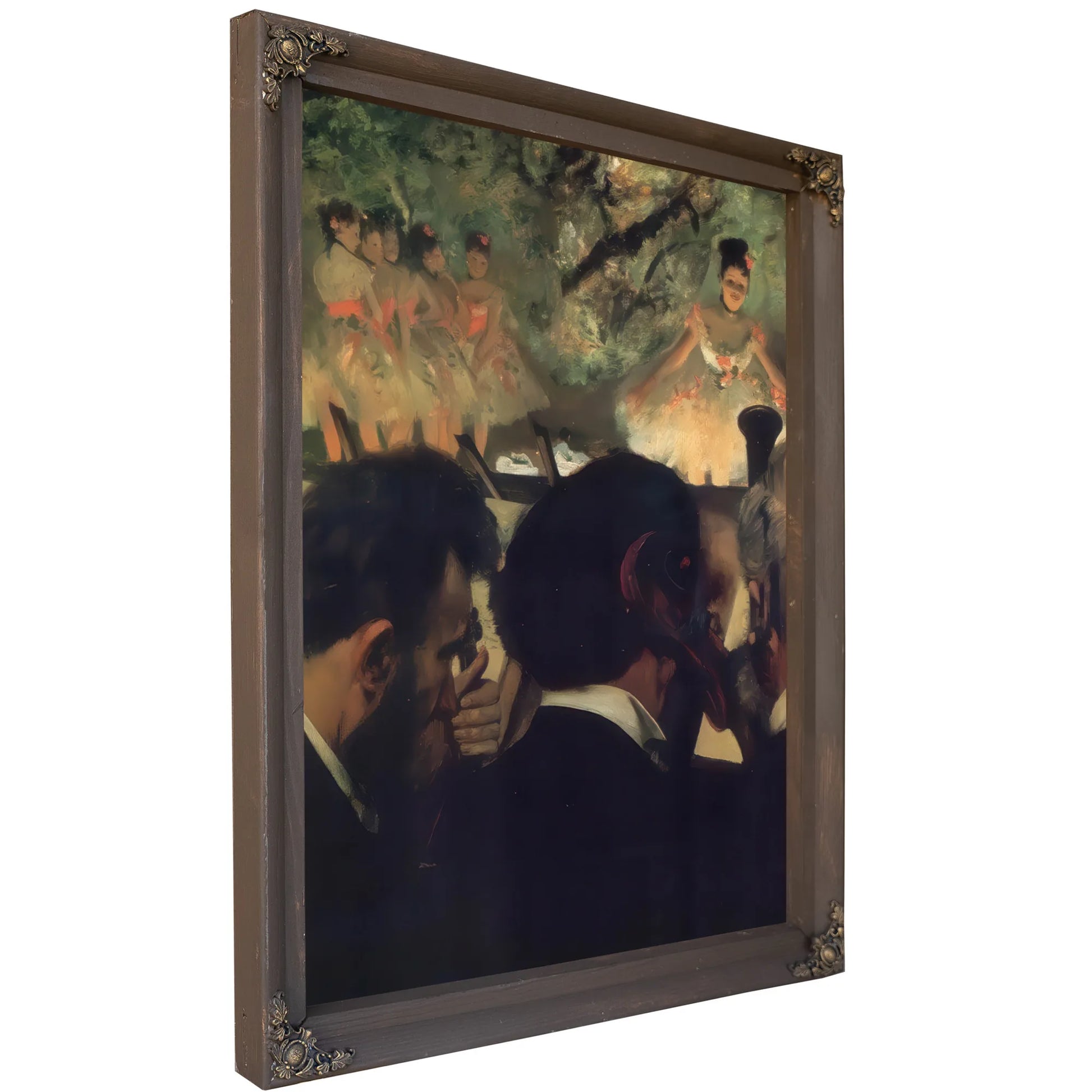 Musicians In The Orchestra By Edgar Degas Fine Art Print