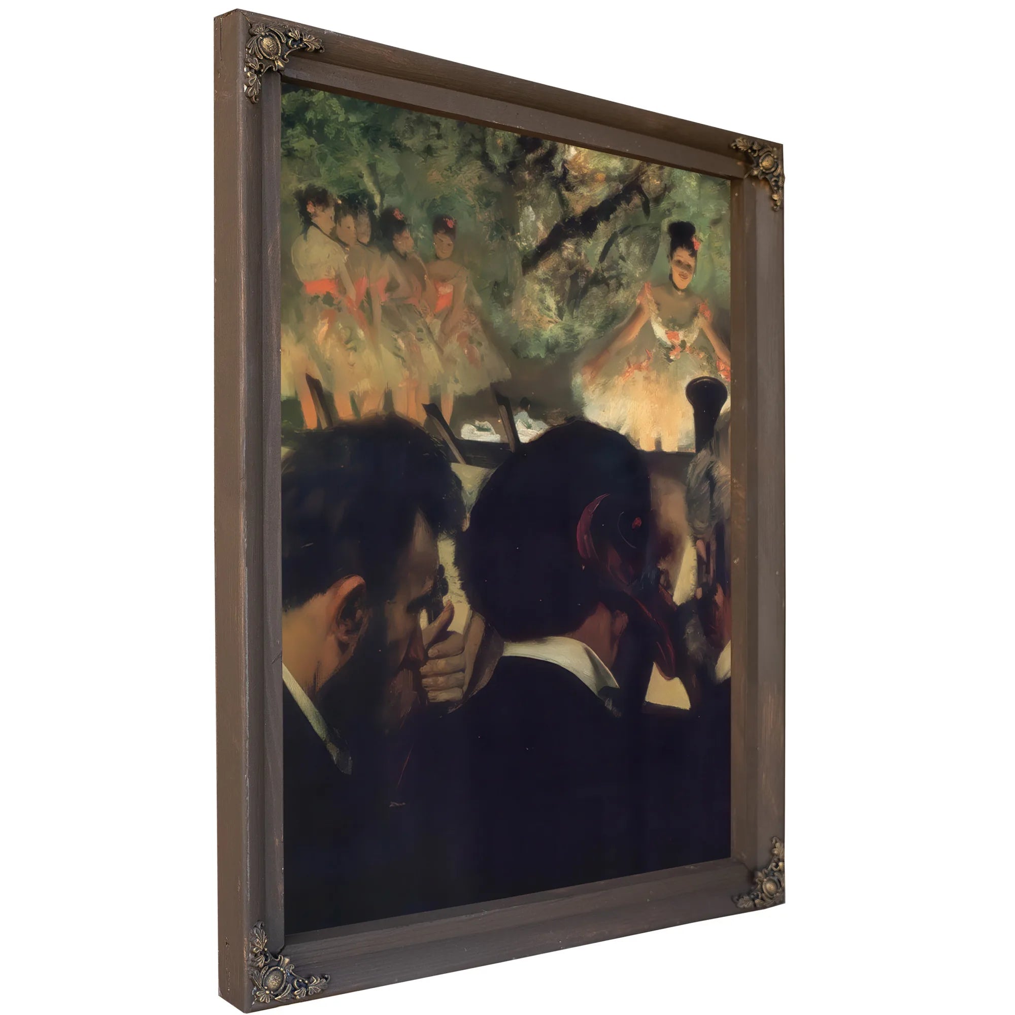 Musicians In The Orchestra By Edgar Degas Fine Art Print