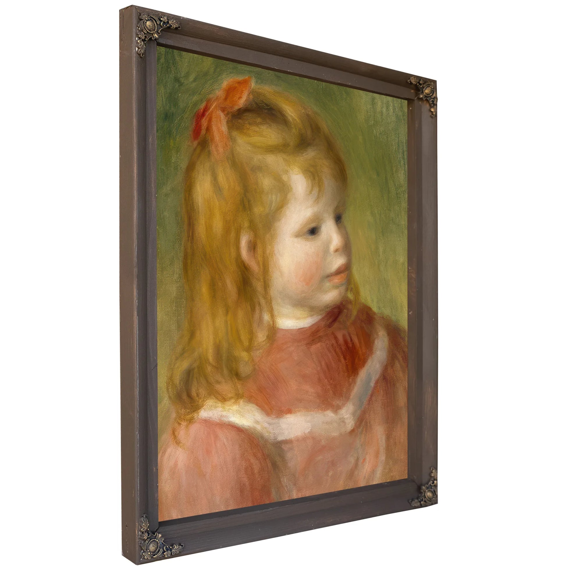 Portrait Of Jean By Pierre Auguste Renoir Fine Art Print