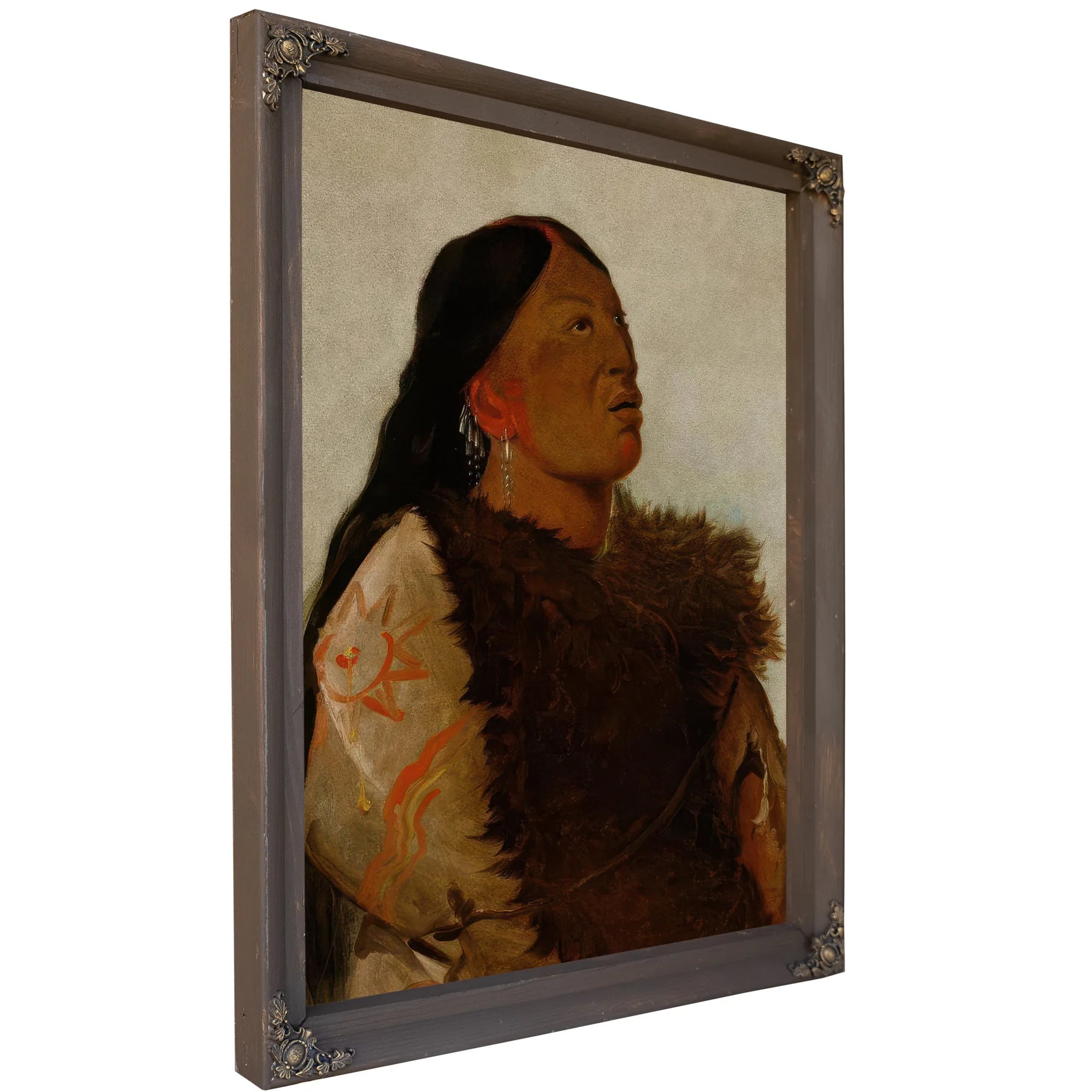 Wife Of The Six 2 By George Catlin Fine Art Print