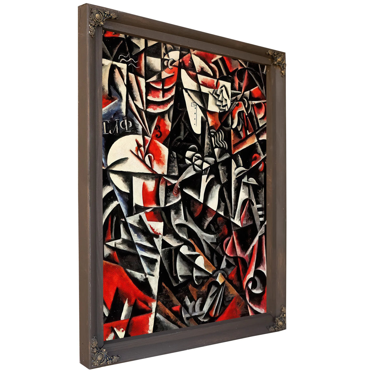 Traveling Woman By Liubov Popova Fine Art Print