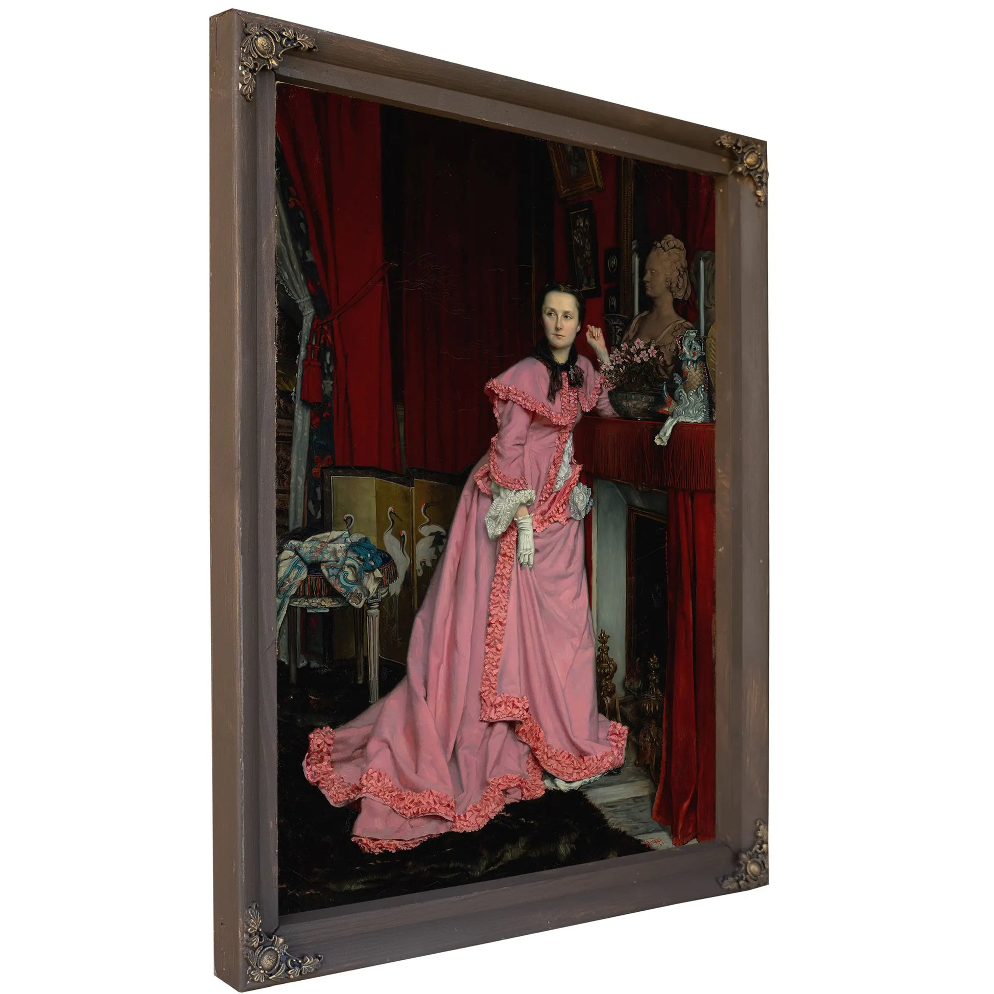 Portrait Of The Marquise De Miramon Nee Therese Feuillant by James Tissot