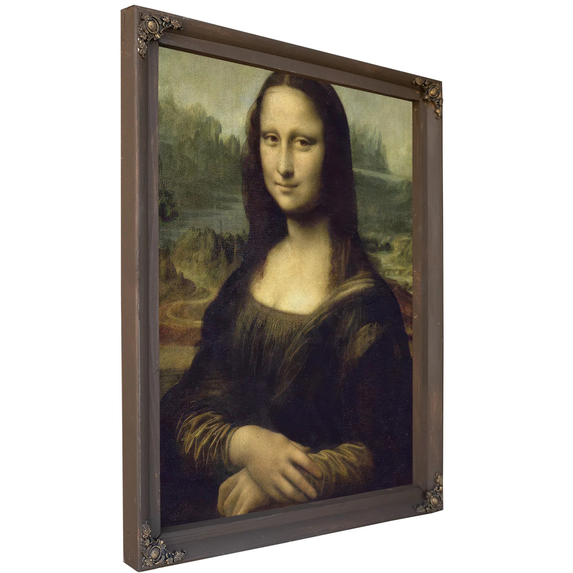 La Joconde Portrait De Monna Lisa By Leonardo Da Vinci Fine Art Print