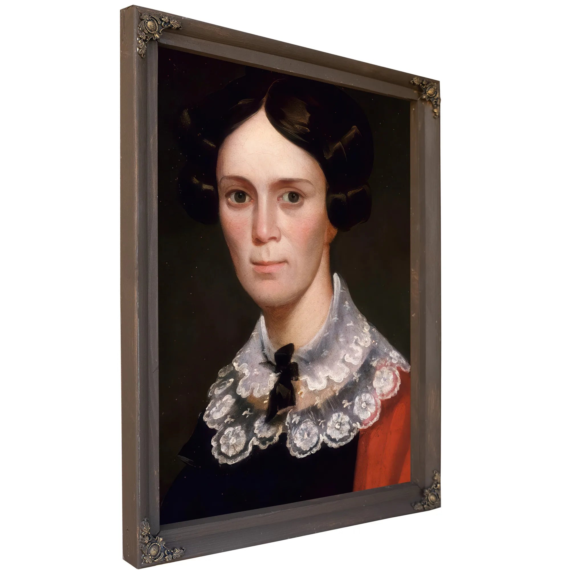 Portrait Of A Woman By George Catlin Fine Art Print