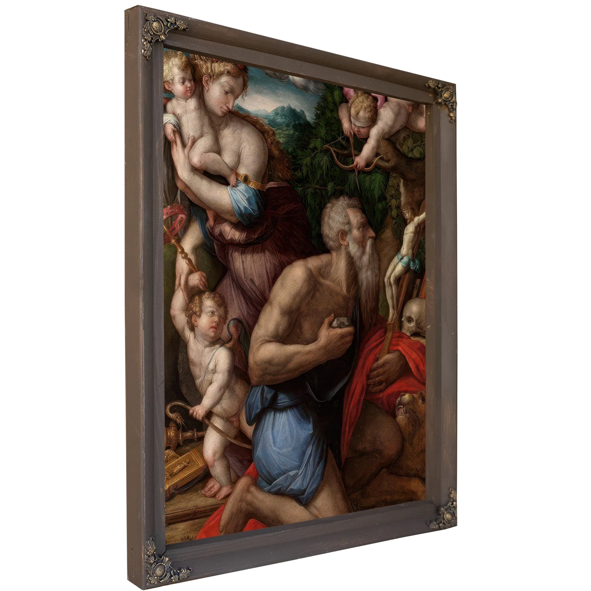 Temptations Of St Jerome By Giorgio Vasari Fine Art Print