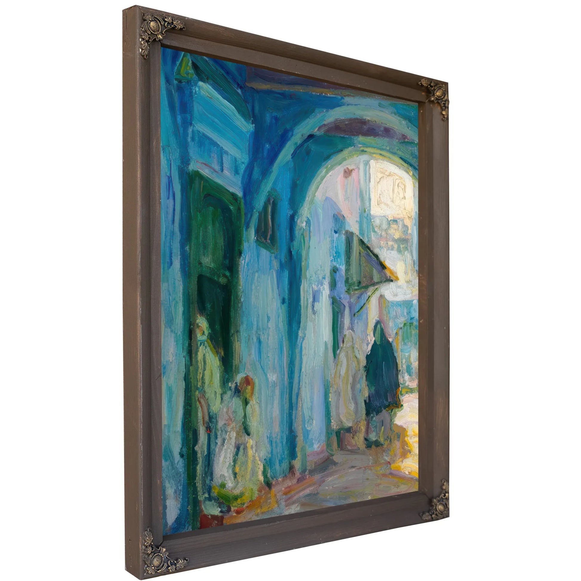 Street In Tangier By Henry Ossawa Tanner Fine Art Print