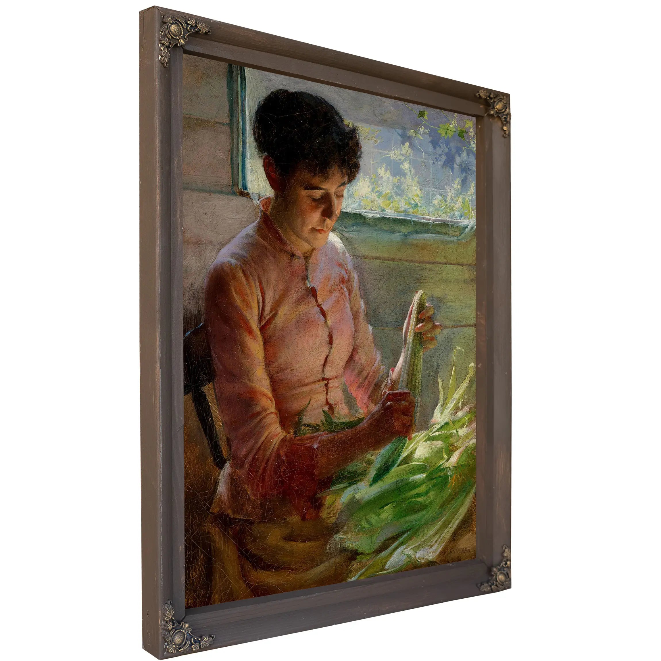 Shucking Corn (1891) by Charles Courtney Curran