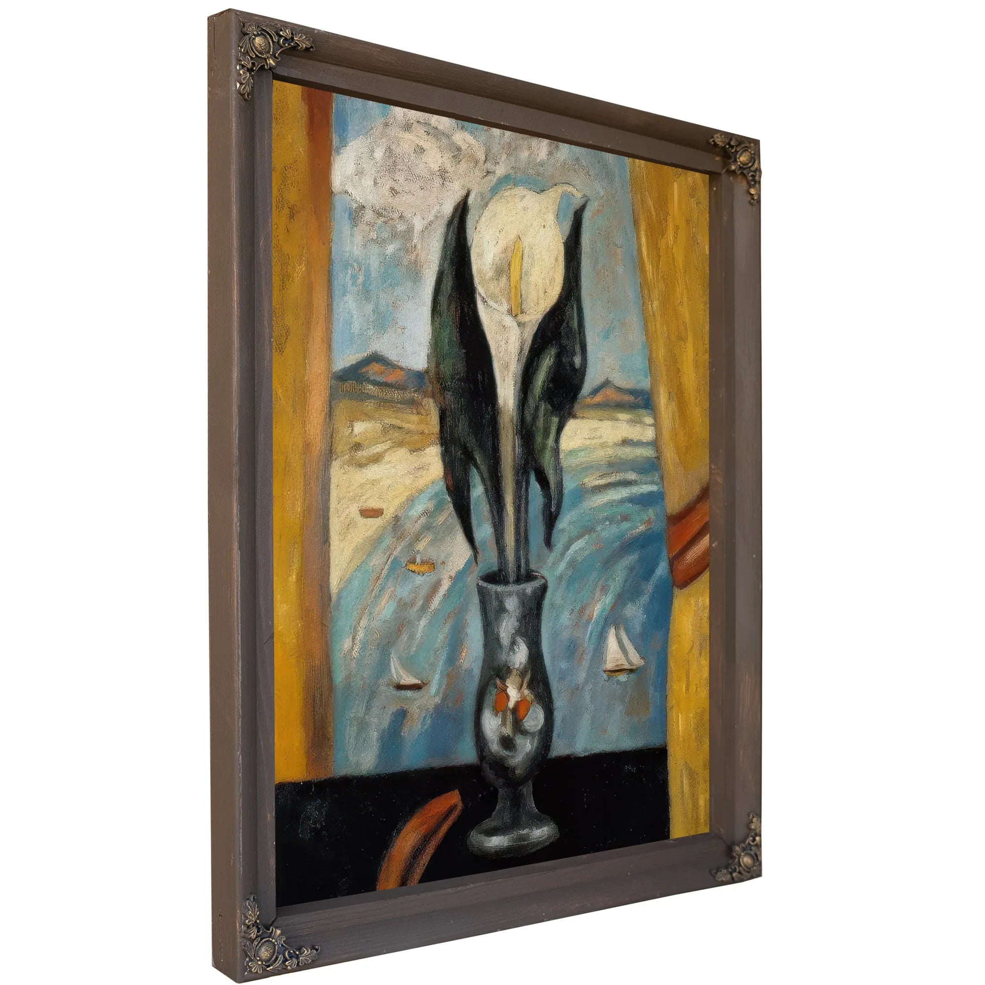 Atlantic Window By Marsden Hartley Fine Art Print