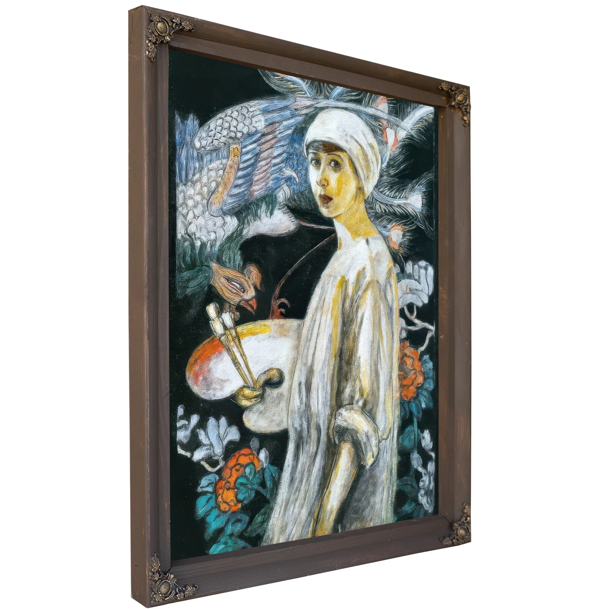 Self Portrait By Florine Stettheimer Fine Art Print