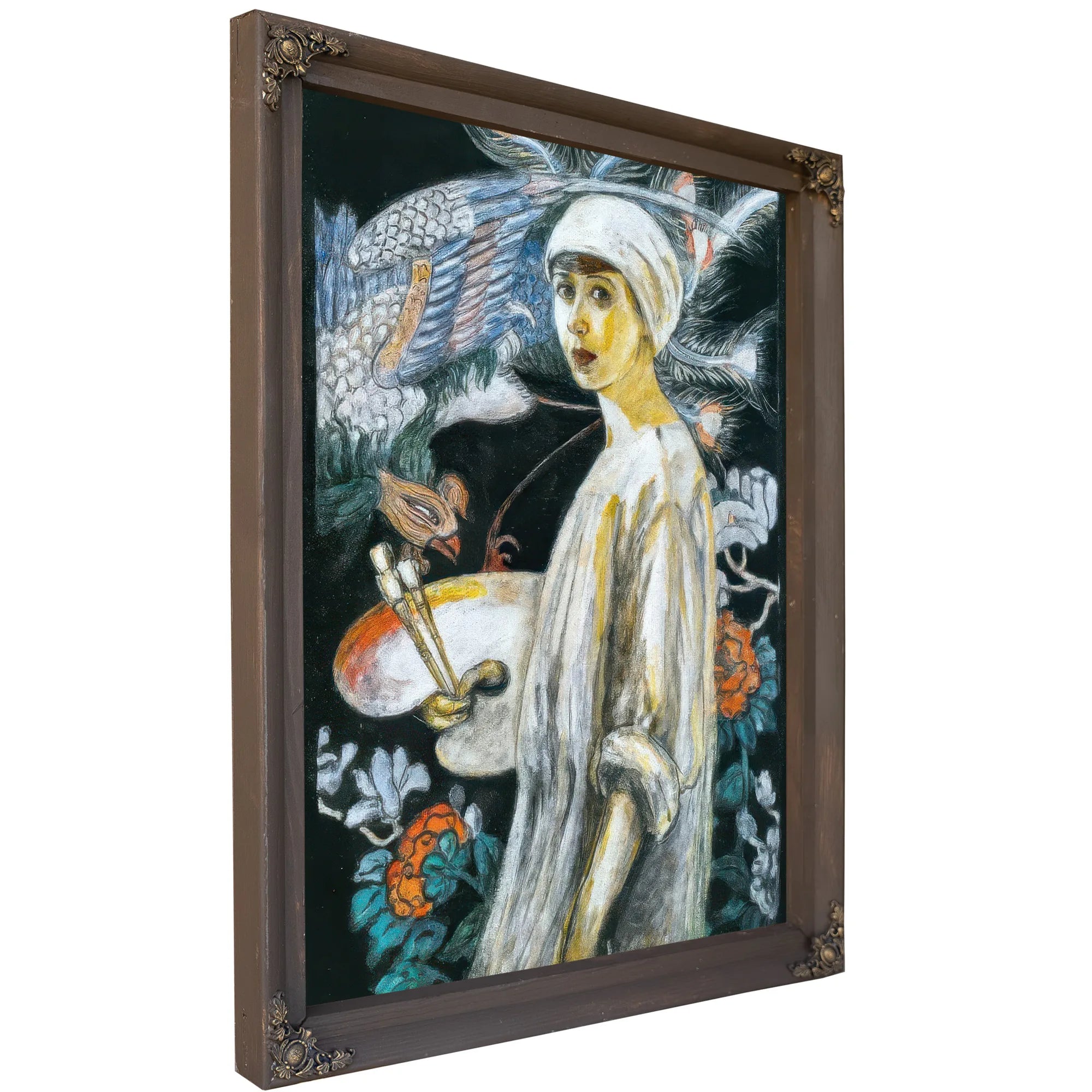 Self Portrait By Florine Stettheimer Fine Art Print