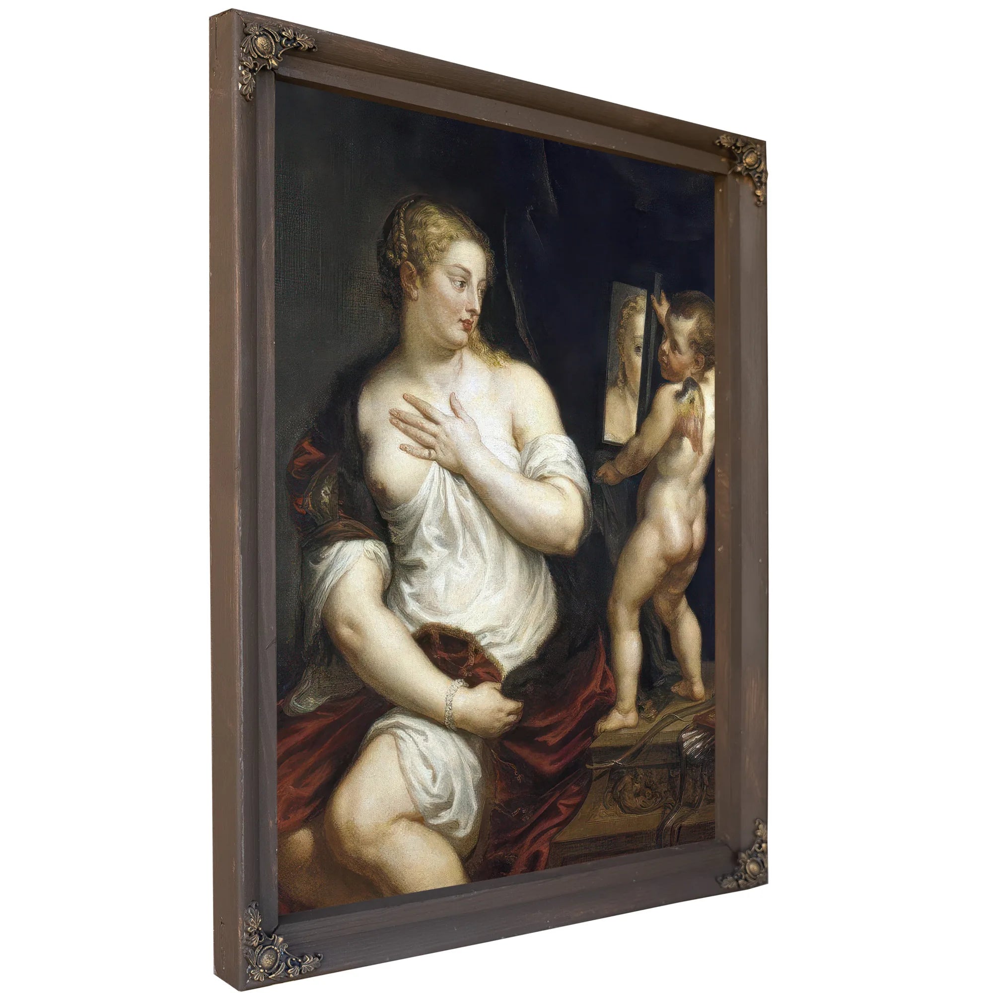 Venus And Cupid By Peter Paul Rubens Fine Art Print