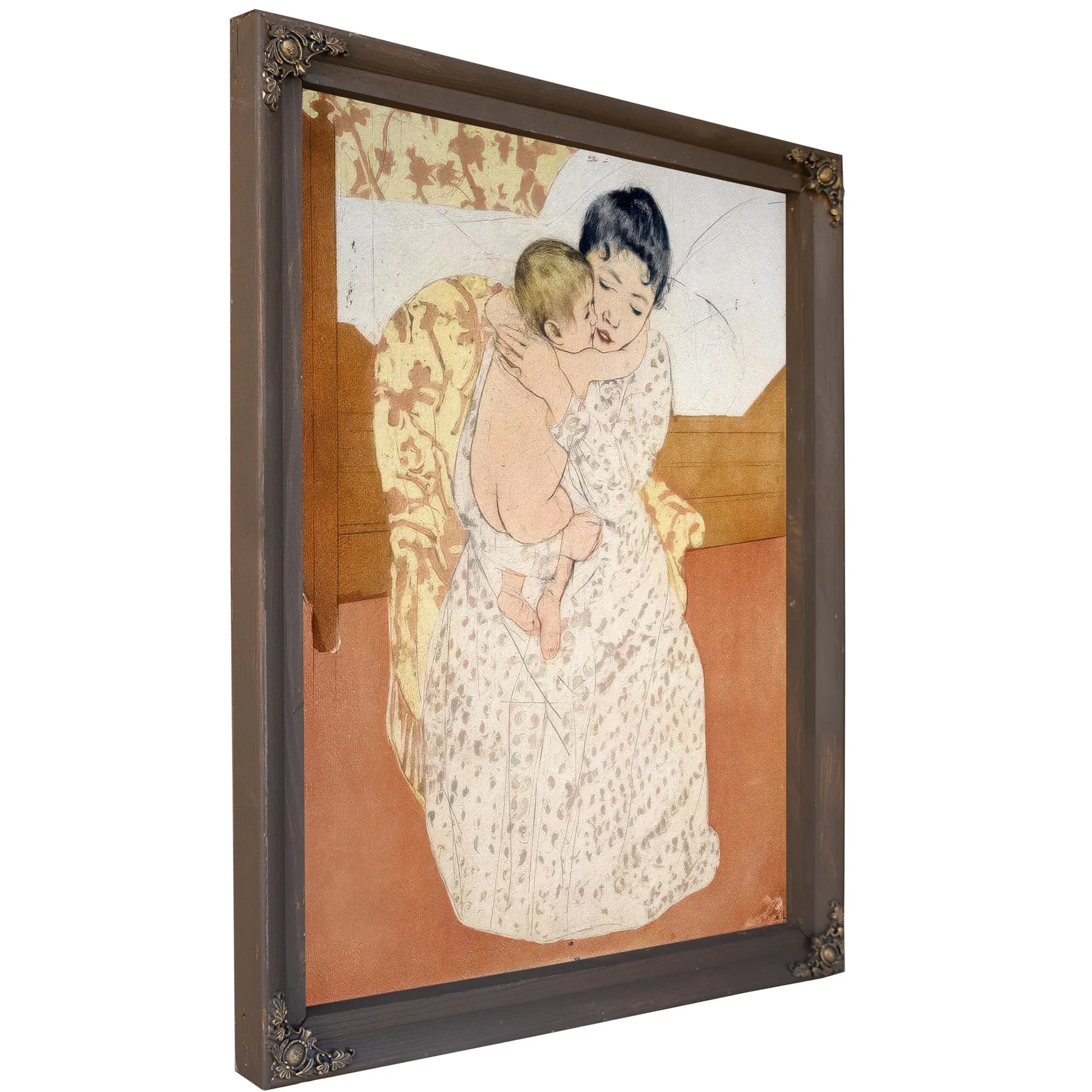 Maternal Caress By Mary Cassatt Fine Art Print