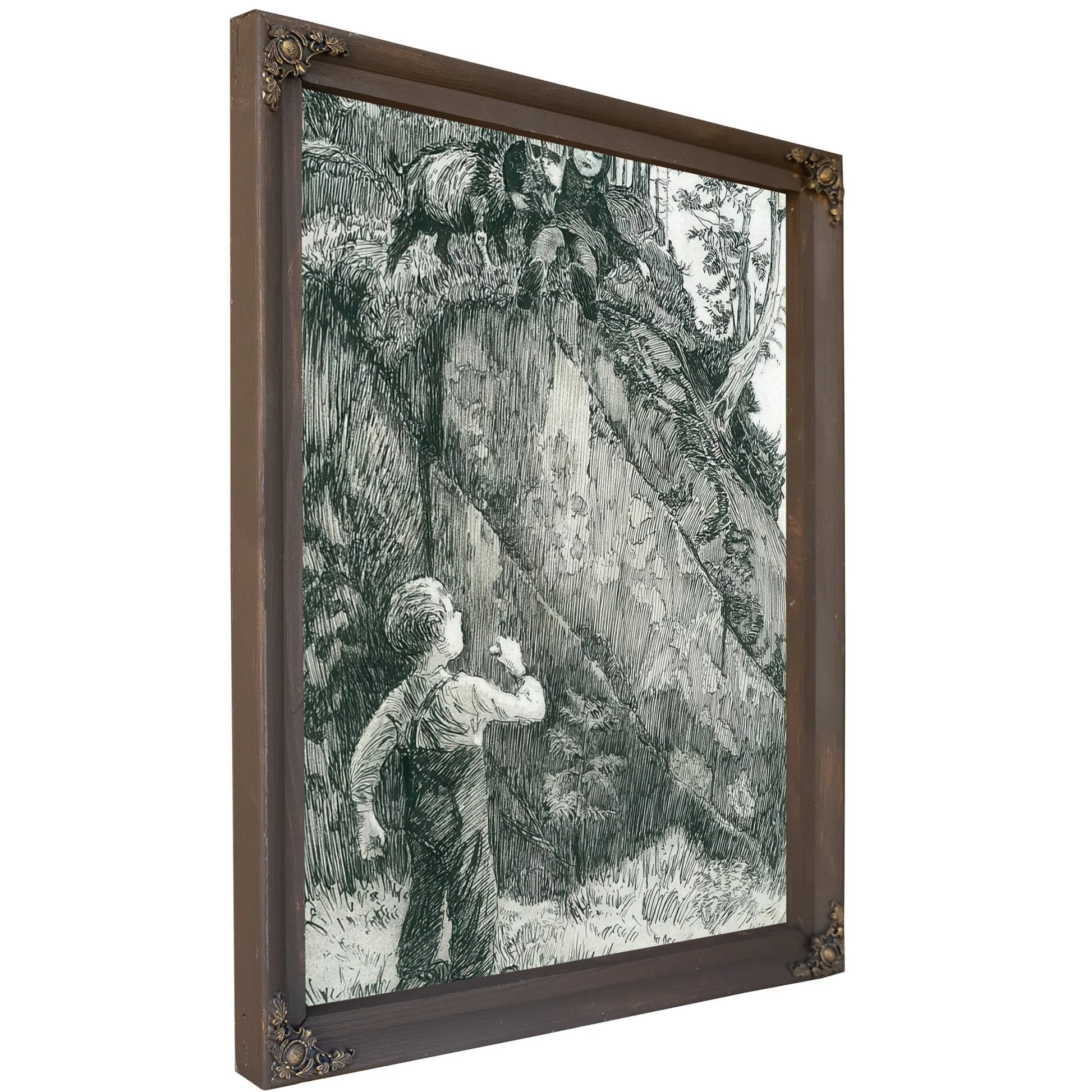 Bj. Bjornson, Scene From A Happy Boy (3) By Nicolai Astrup Fine Art Print