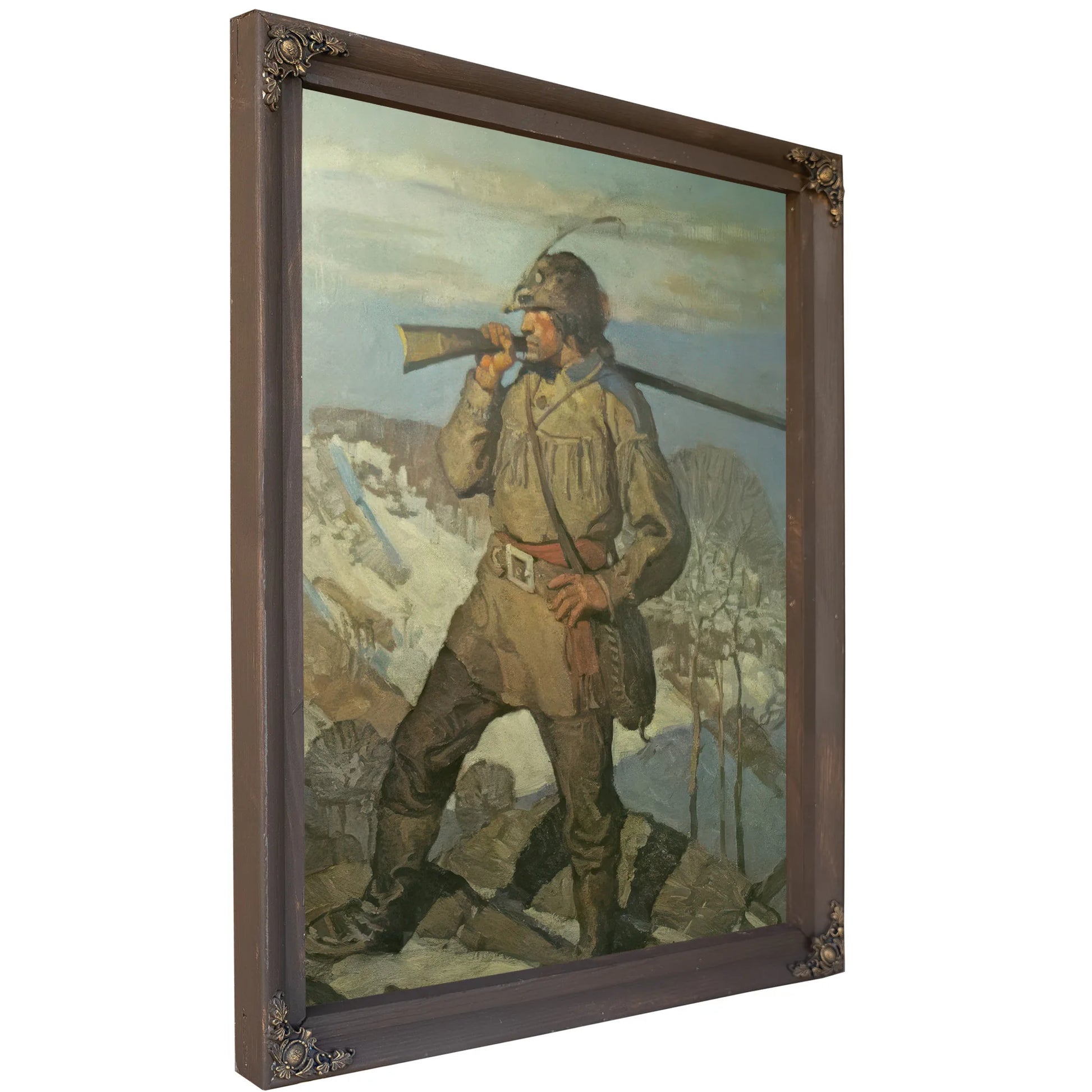 The Fronteirsman By NC Wyeth Fine Art Print