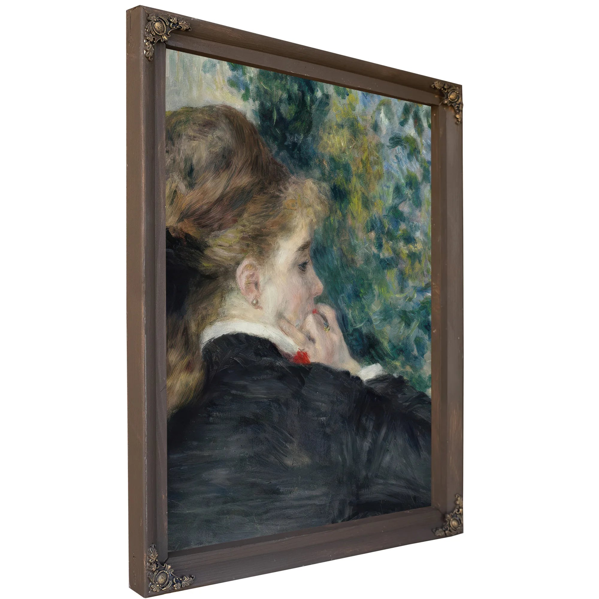 Pensive, La Songeuse Or Day Dreaming By Pierre Auguste Renoir Fine Art Print