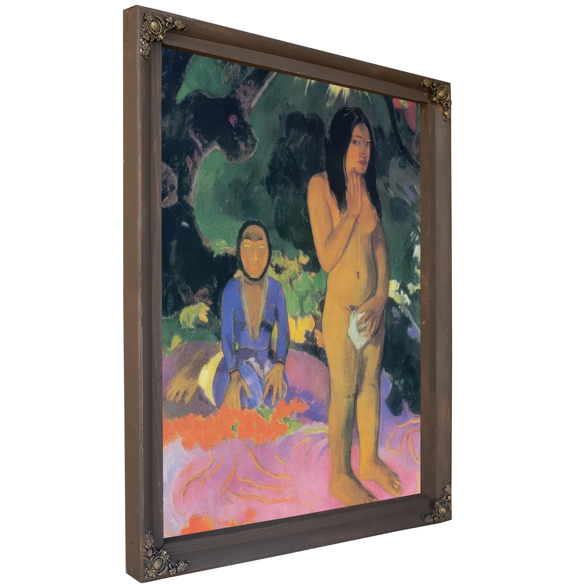 Parau Na Te Varua Ino( Evil's Words) By Paul Gauguin Fine Art Print