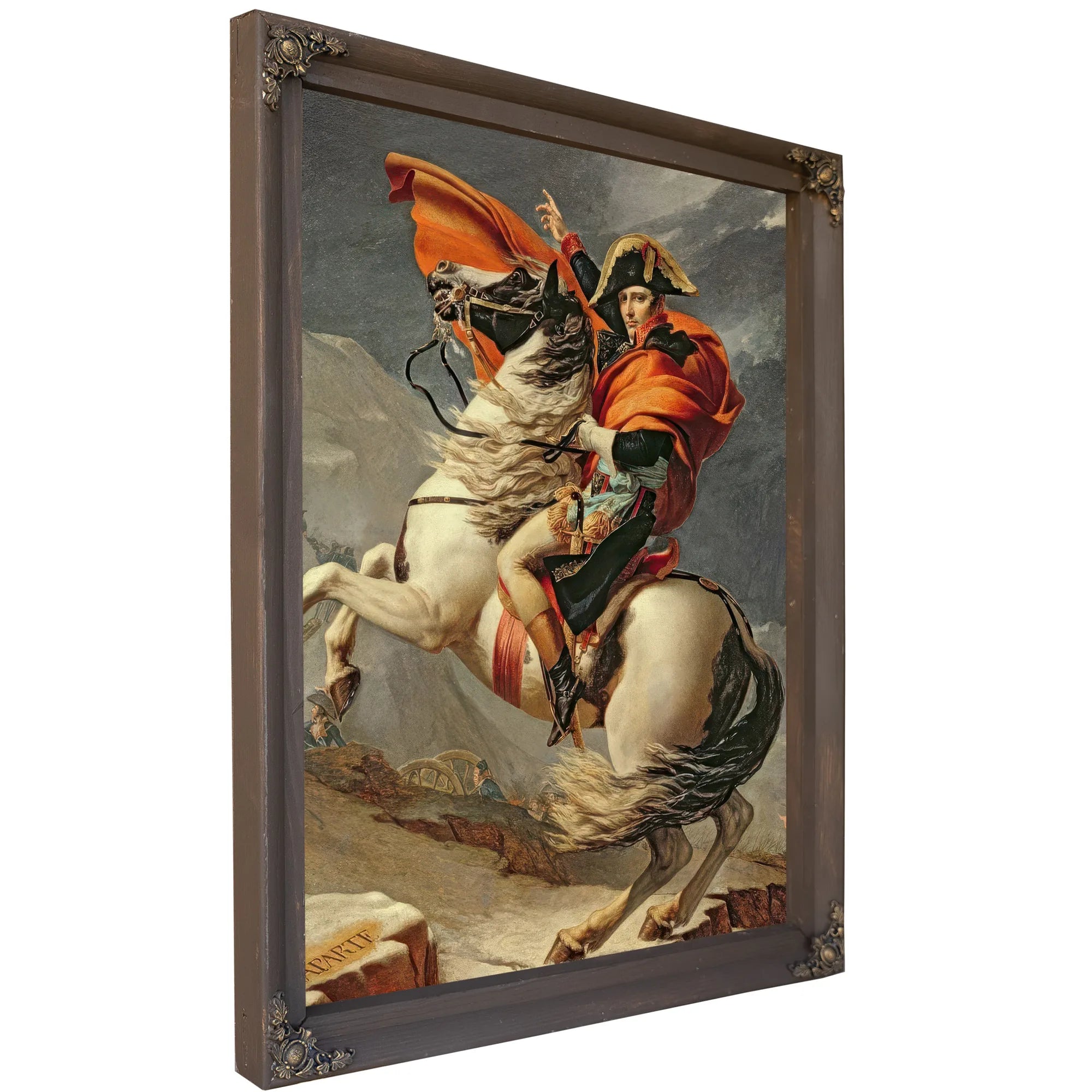 Napoleon Crossing The Alps On 20Th May 1800 1 By Jacques Louis David Fine Art Print