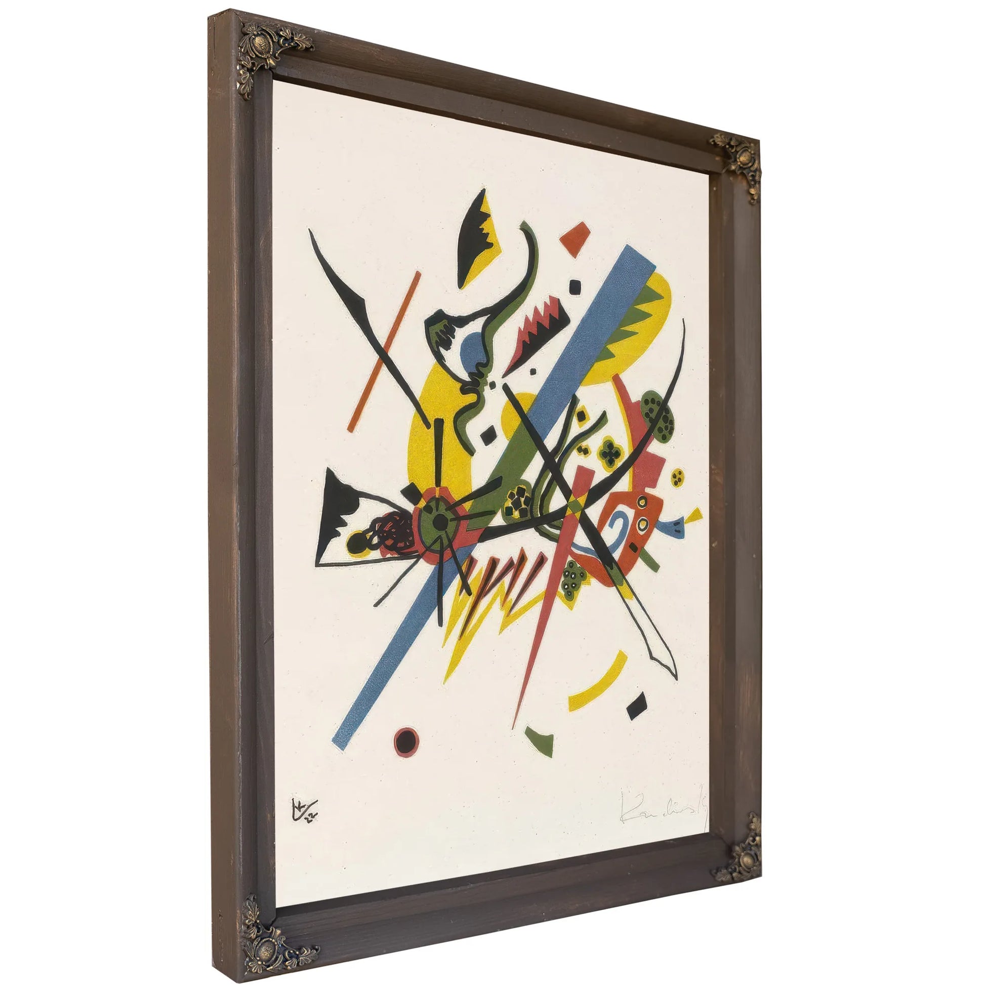 On White Ii 1923 By Wassily Kandinsky Fine Art Print