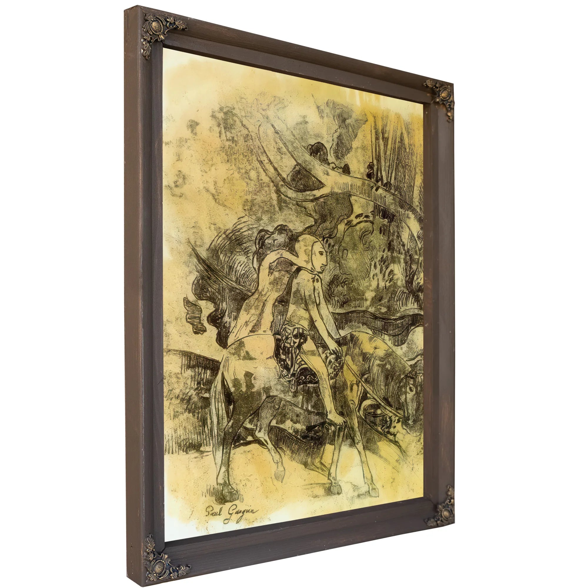 Rider By Paul Gauguin Fine Art Print