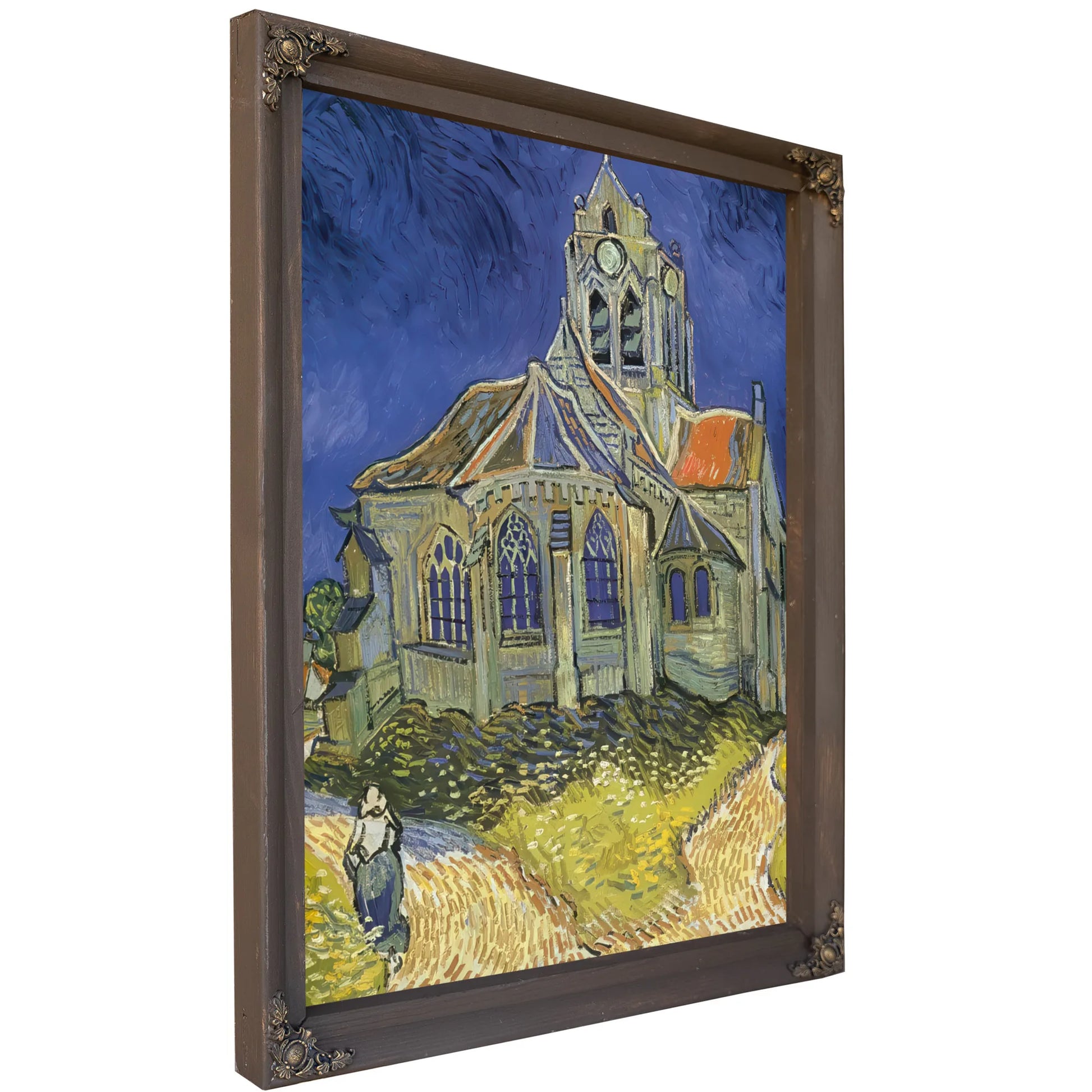 The Church At Auvers By Vincent Van Gogh Fine Art Print
