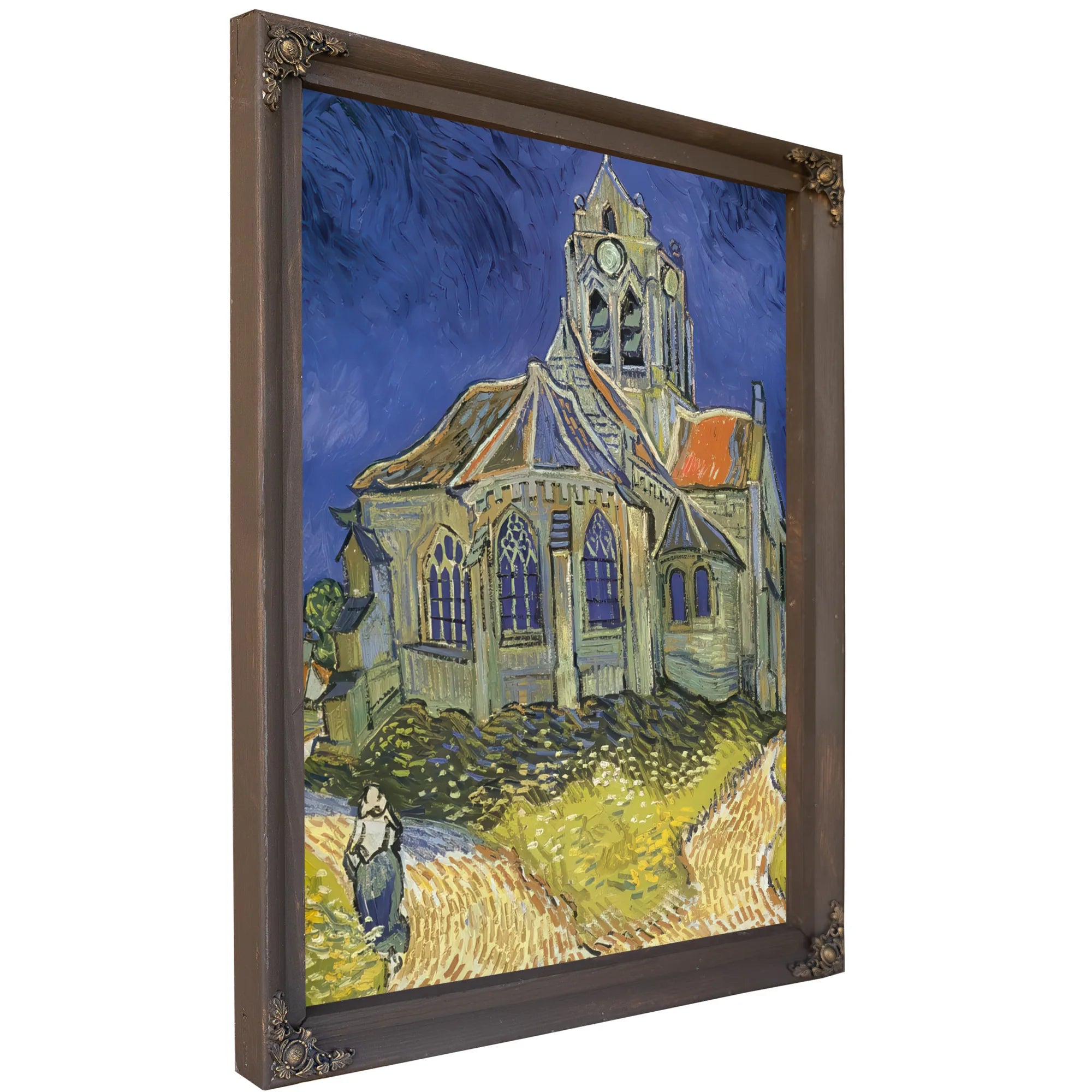 The Church At Auvers By Vincent Van Gogh Fine Art Print