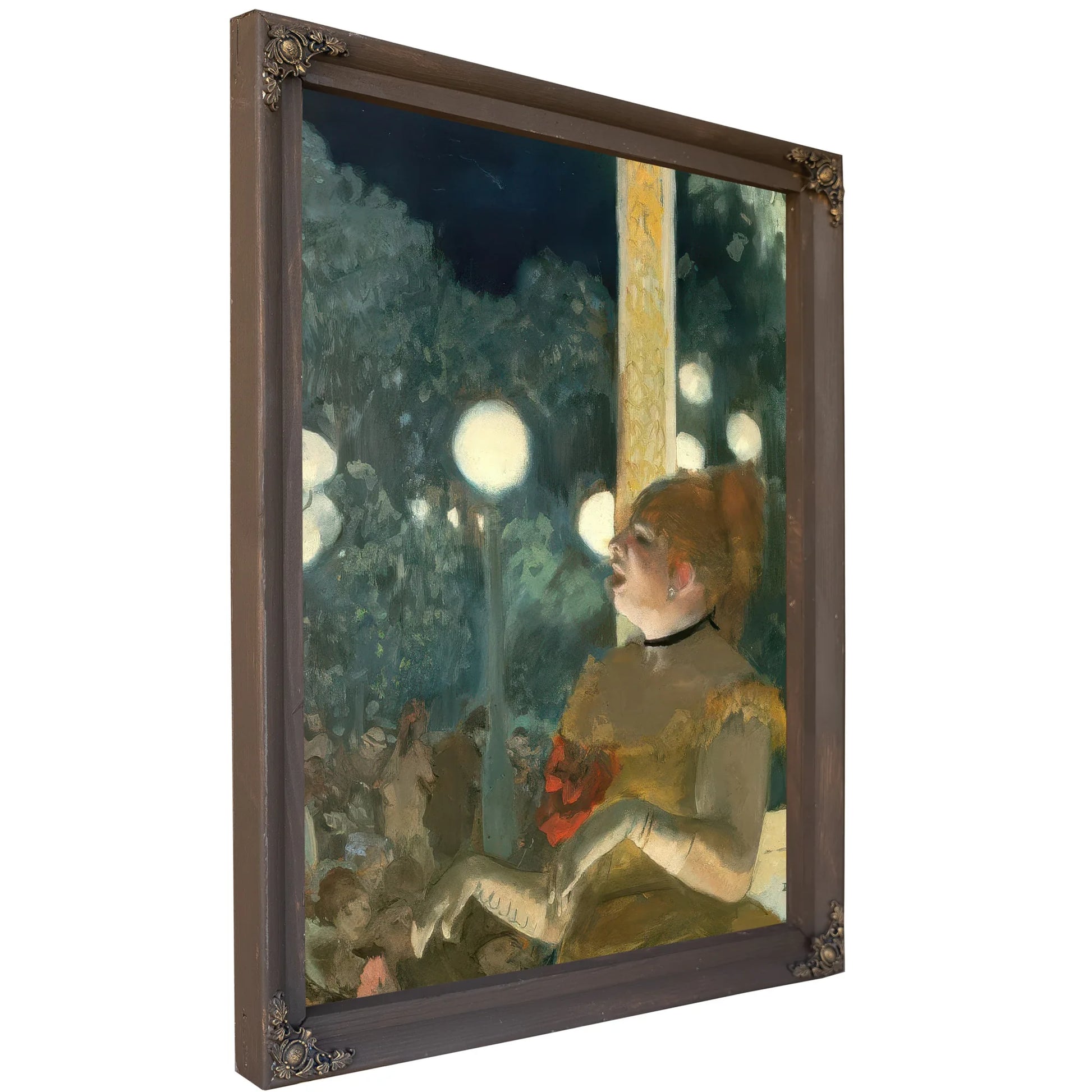 Cafe Concert The Song Of The Dog By Edgar Degas Fine Art Print