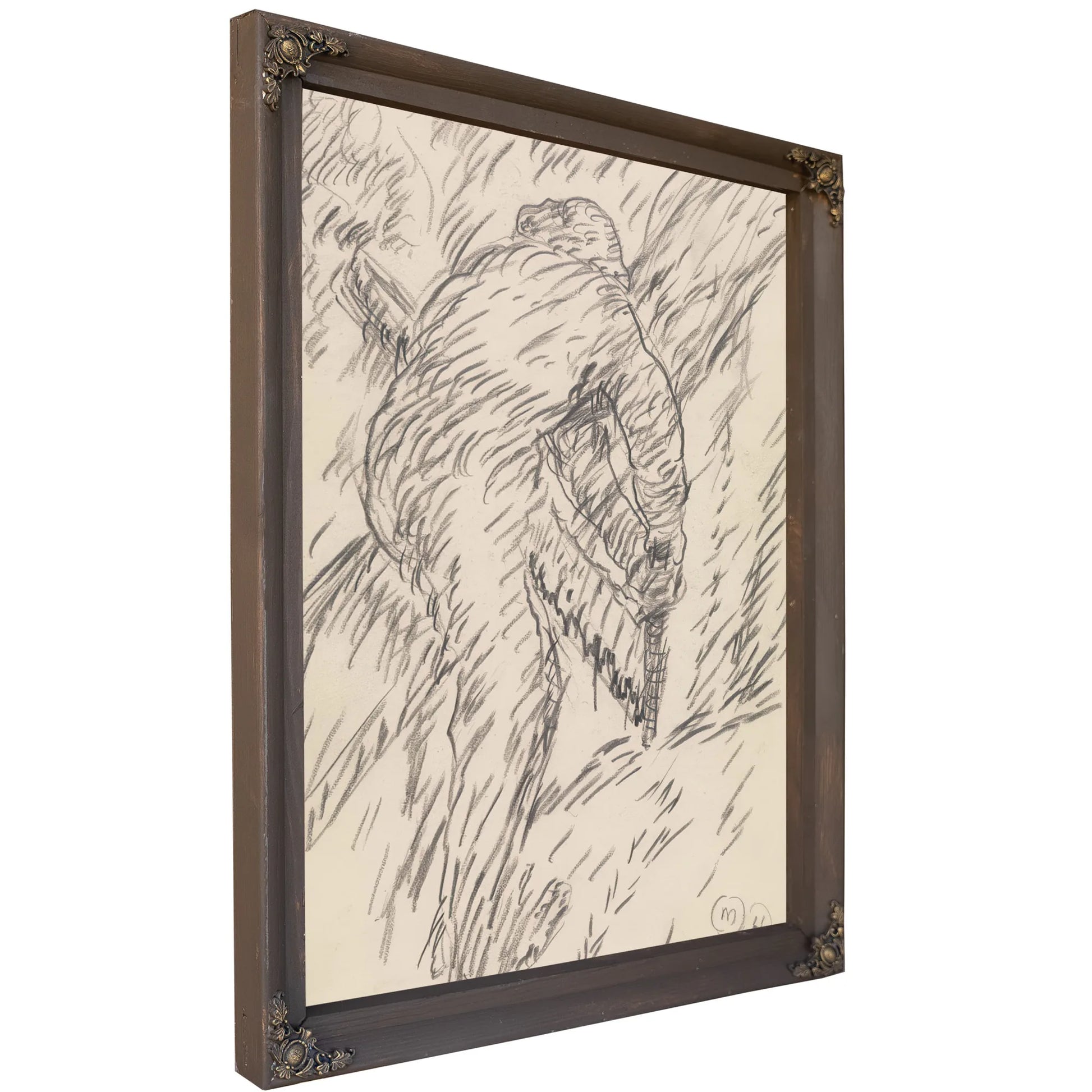 Sawing Wood By Marsden Hartley Fine Art Print