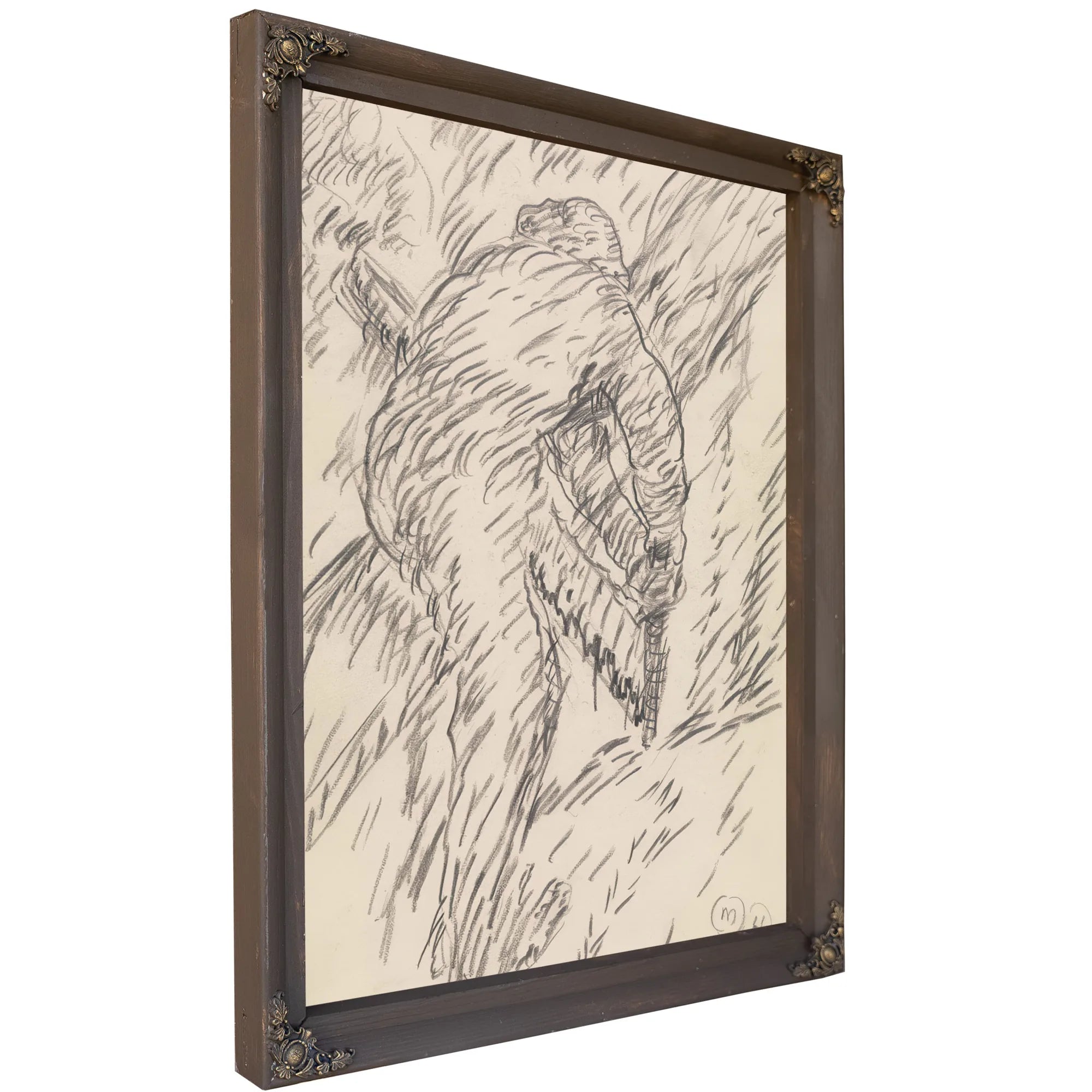 Sawing Wood By Marsden Hartley Fine Art Print
