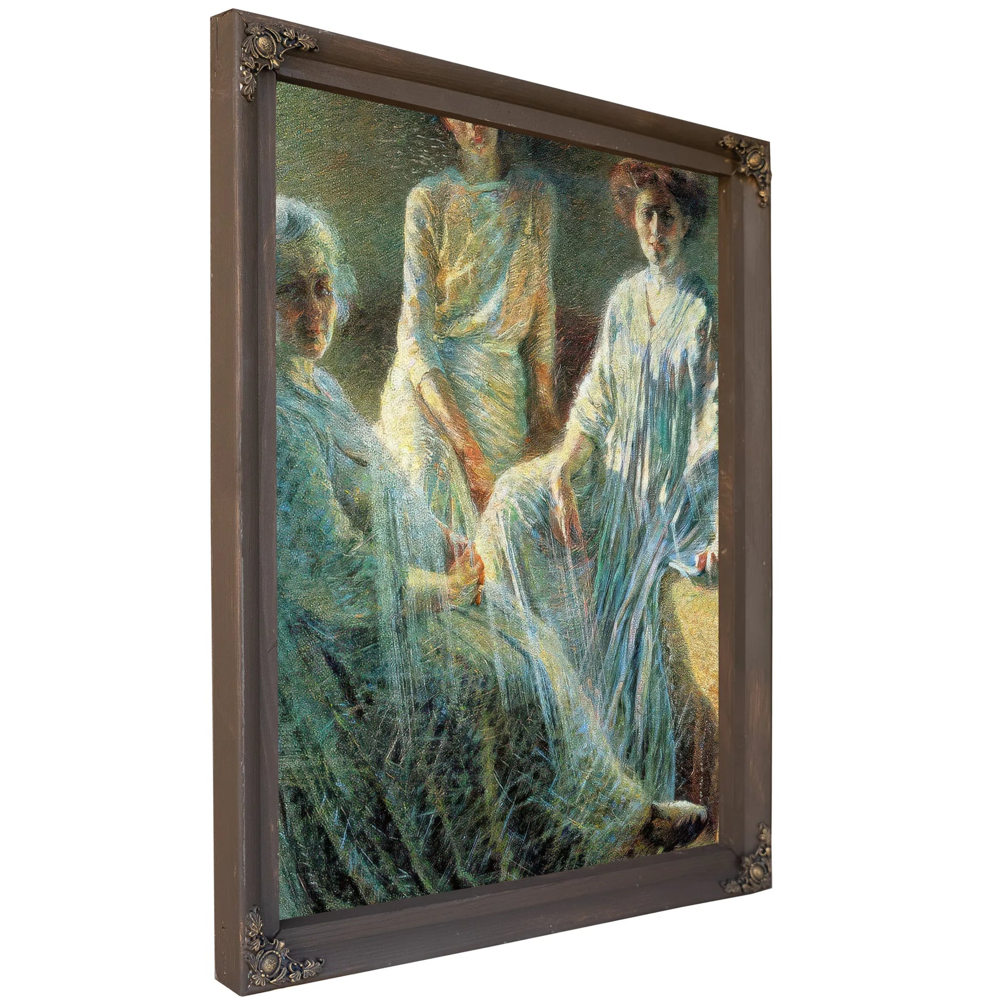 Three Women 1910 Divisionism Oil On Canvas Private Collection By Umberto Boccioni Fine Art Print
