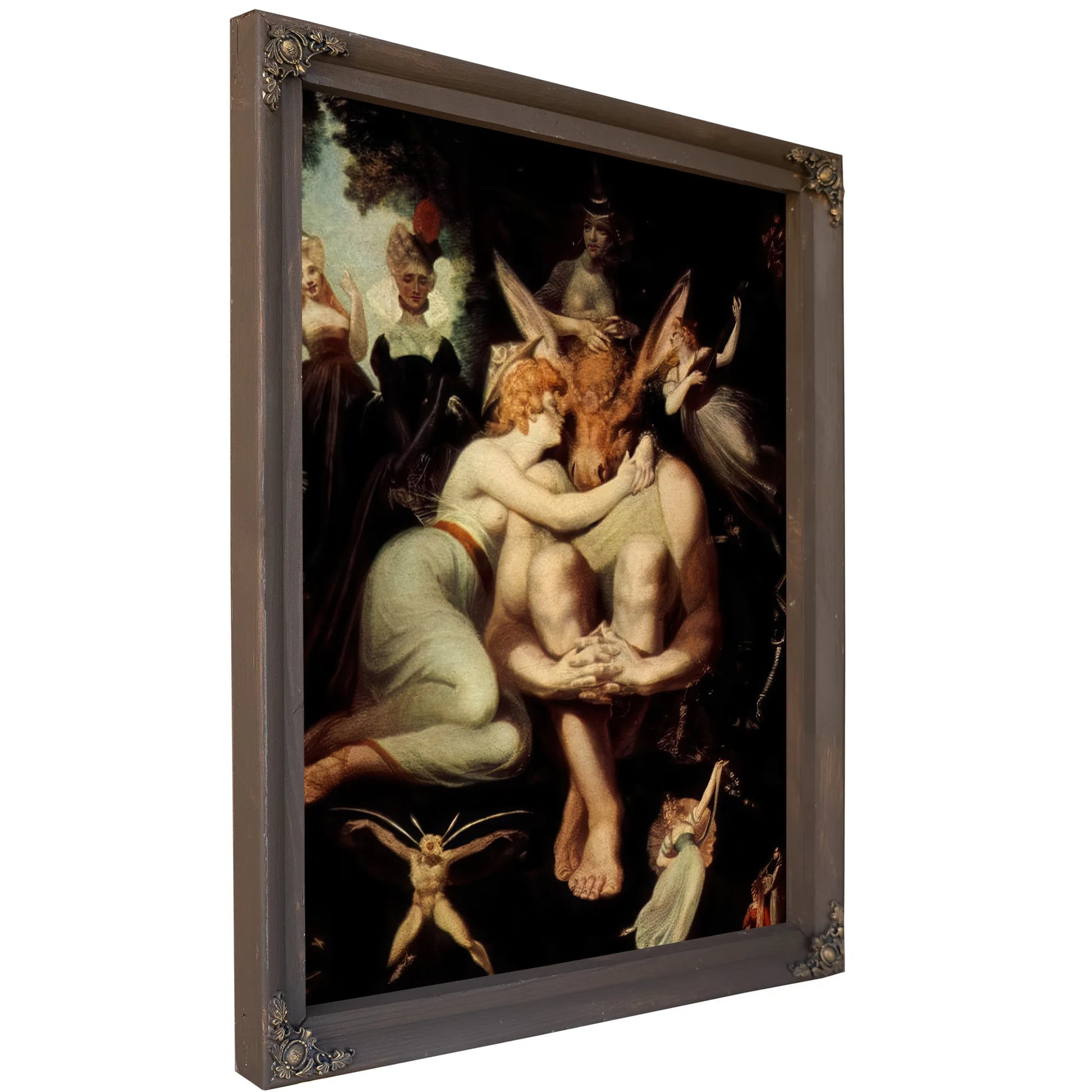 The Elf Queen Titania And Labels, The Weavers With Donkey's Head By Henry Fuseli Fine Art Print