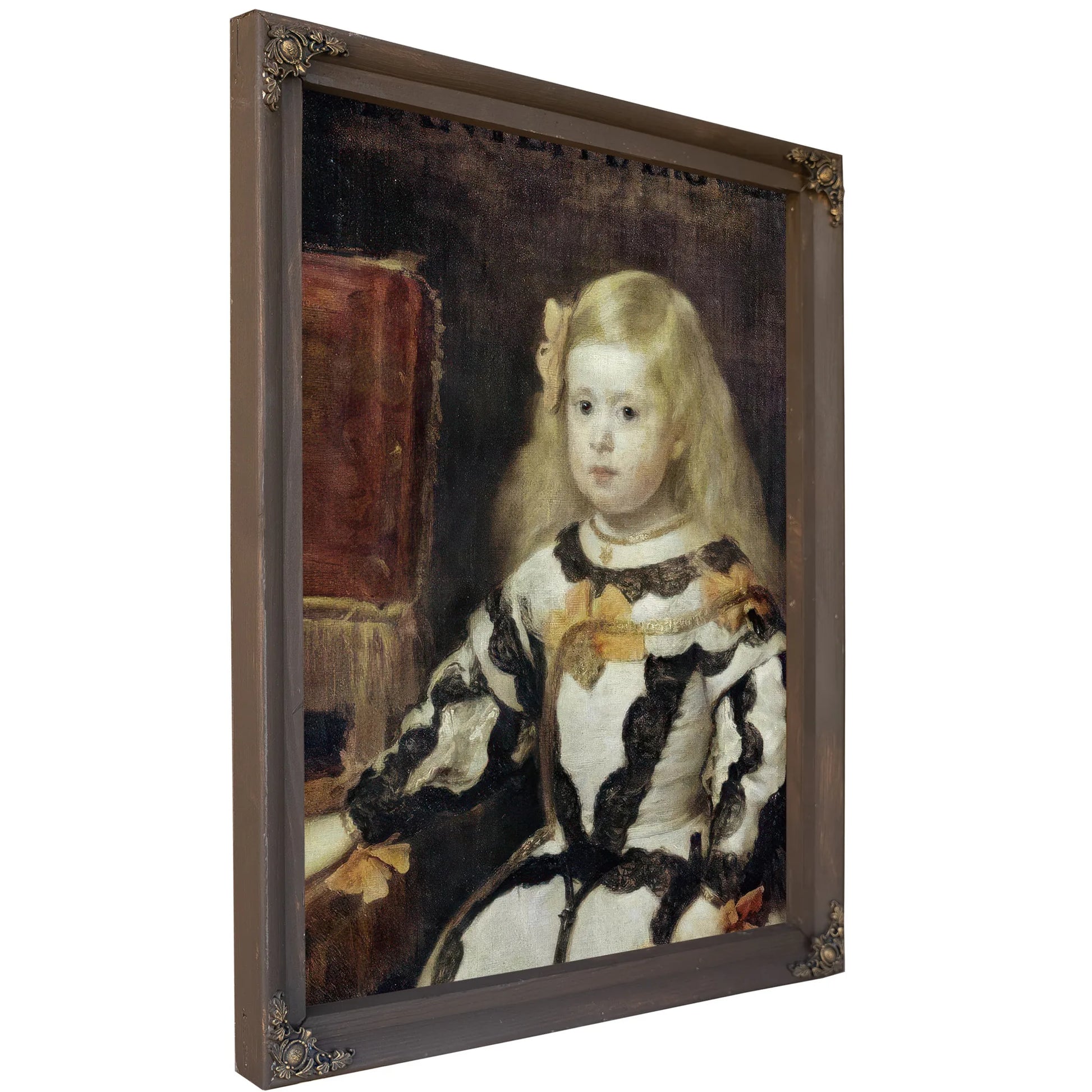Portrait Of The Infanta Margarita By Diego Velazquez Fine Art Print