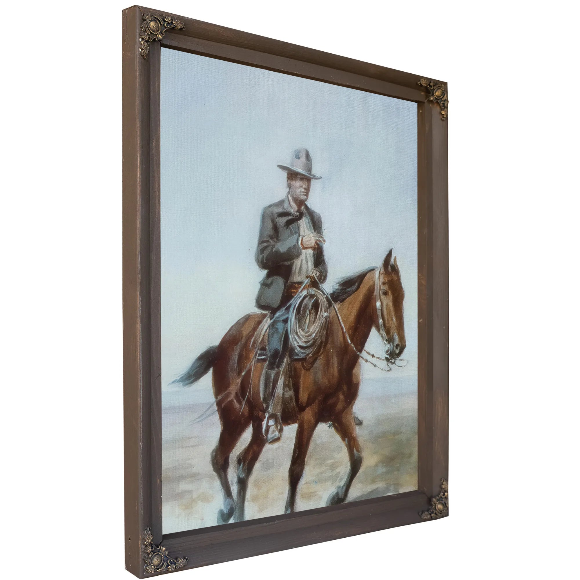 Russel On Redbird By Charles Marion Russell Fine Art Print