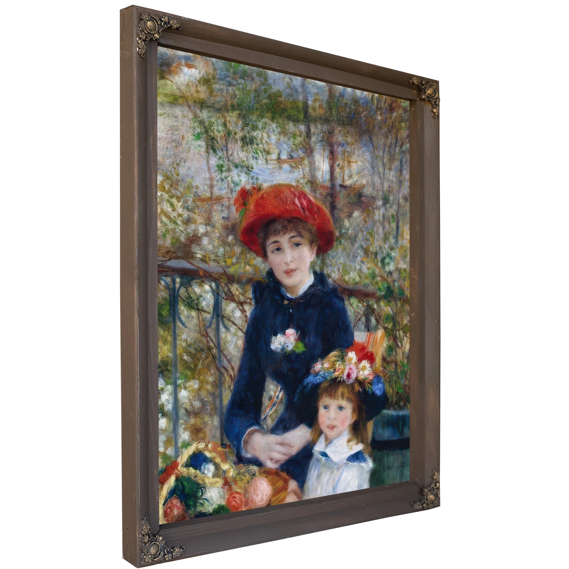 Two Sisters (On The Terrace) By Pierre August Renoir Fine Art Print