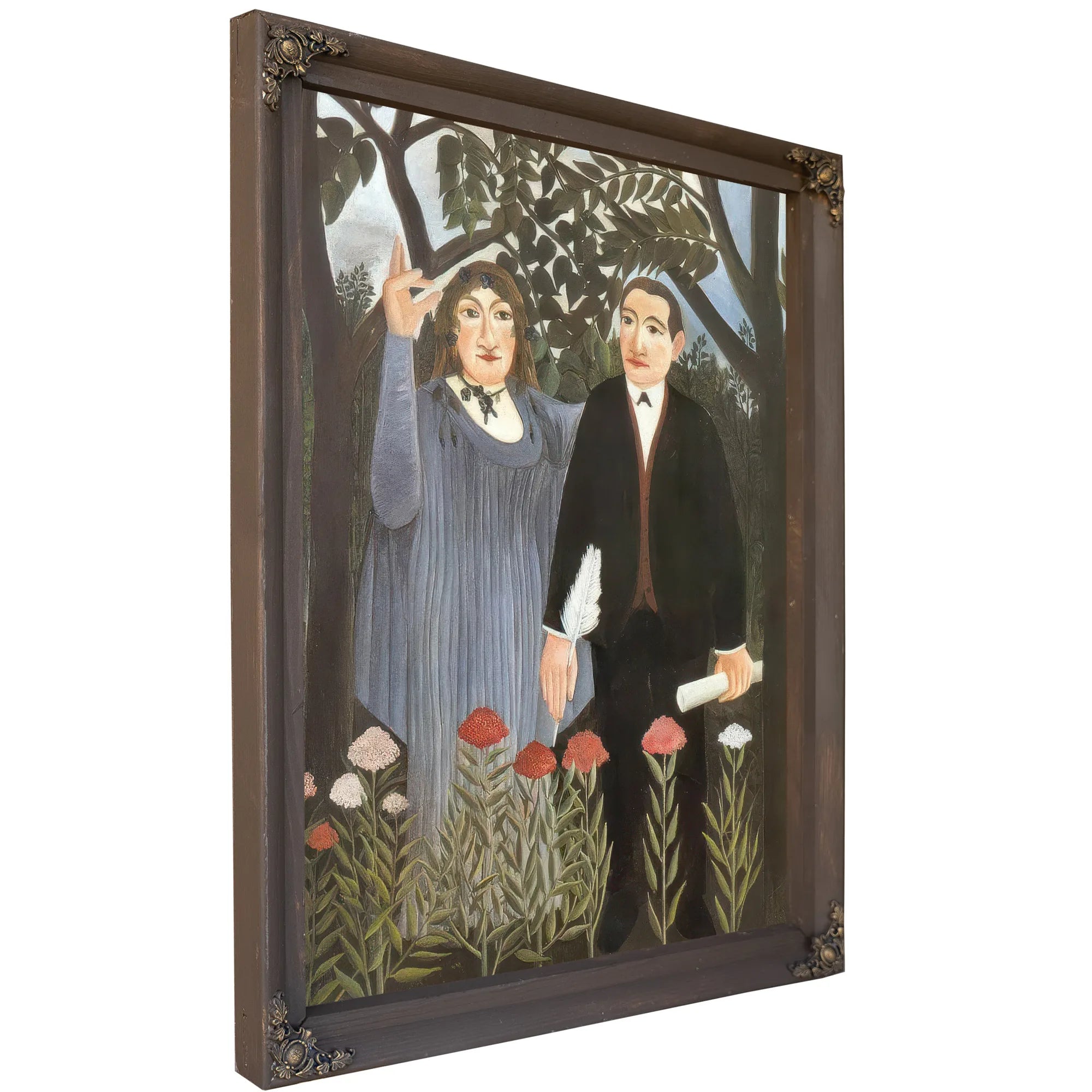 He Muse Inspiring The Poet 1909 By Henri Rousseau Fine Art Print