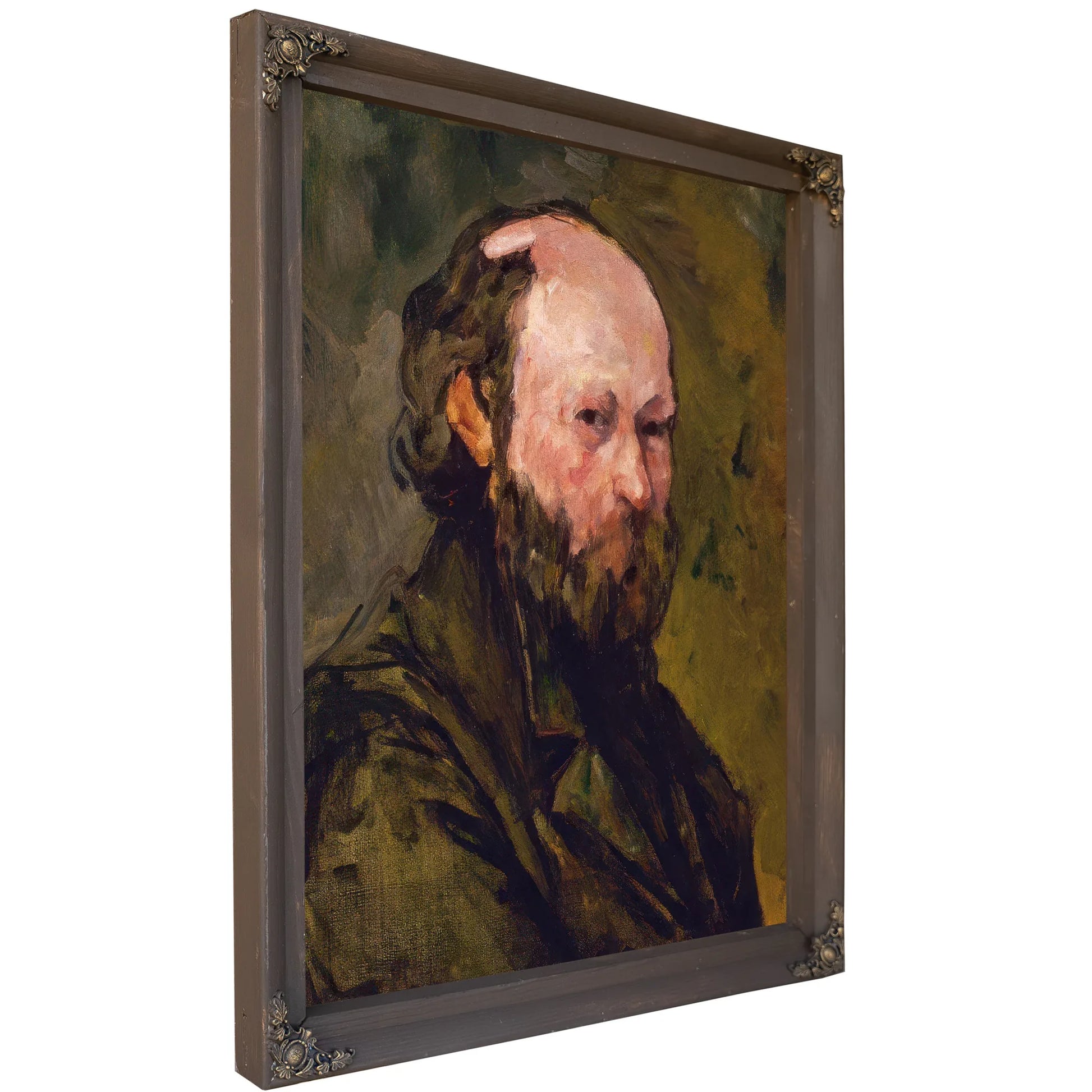 Self Portrait By Paul Cezanne Fine Art Print