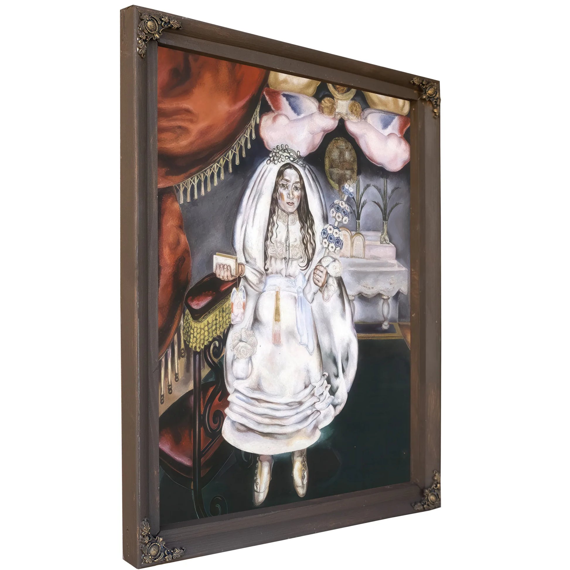 Girl At Her First Communion 1914 By Maria Blanchard Fine Art Print