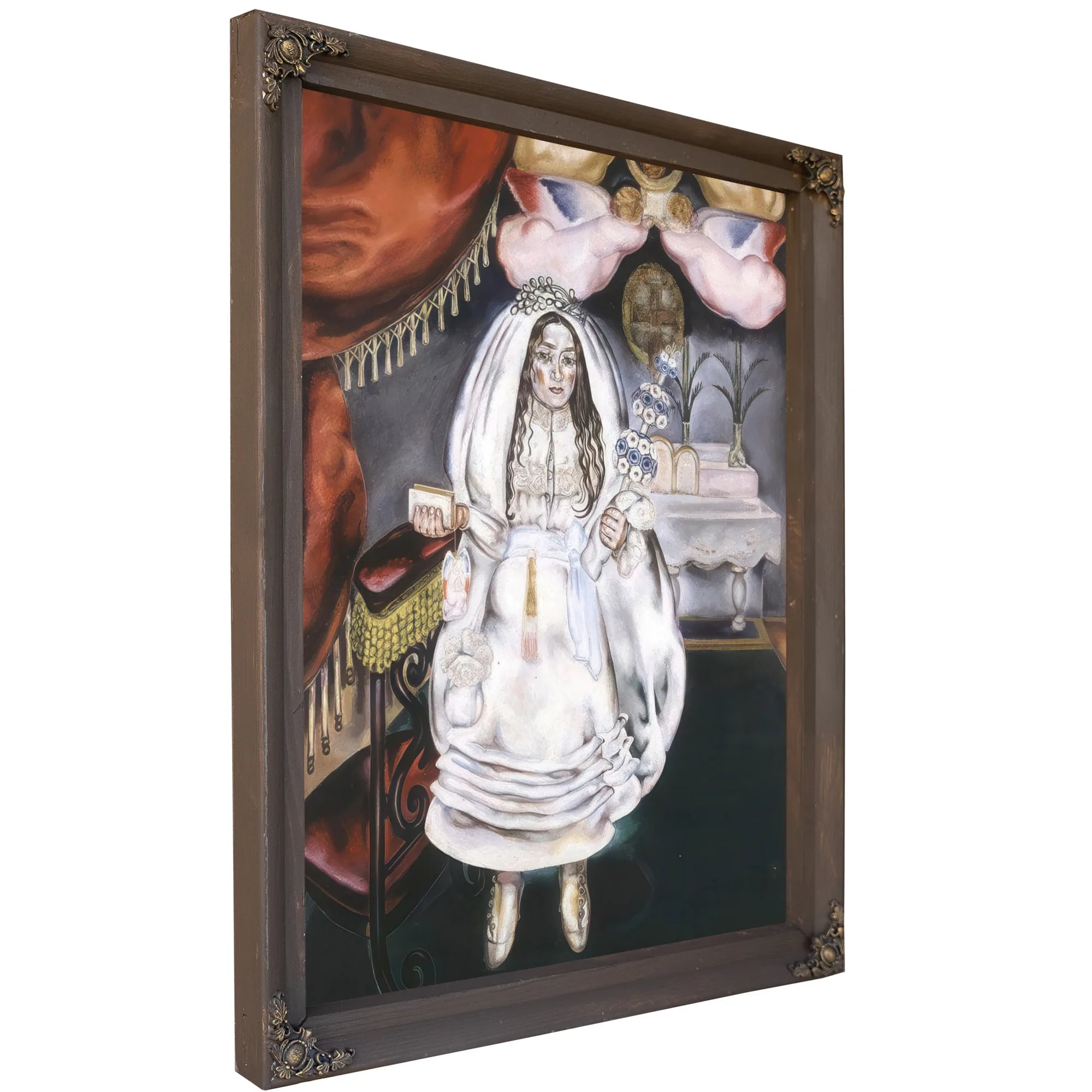 Girl At Her First Communion 1914 By Maria Blanchard Fine Art Print