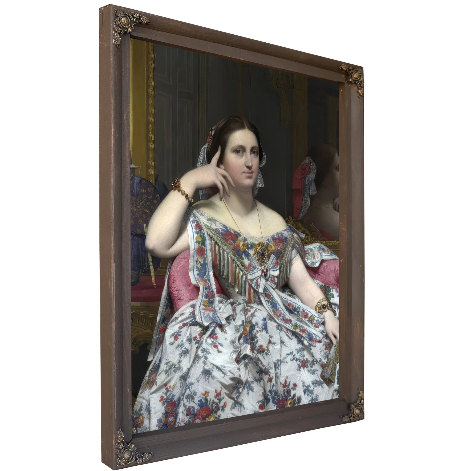 Madame Moitessier By Jean Auguste Dominique Ingres Fine Art Print