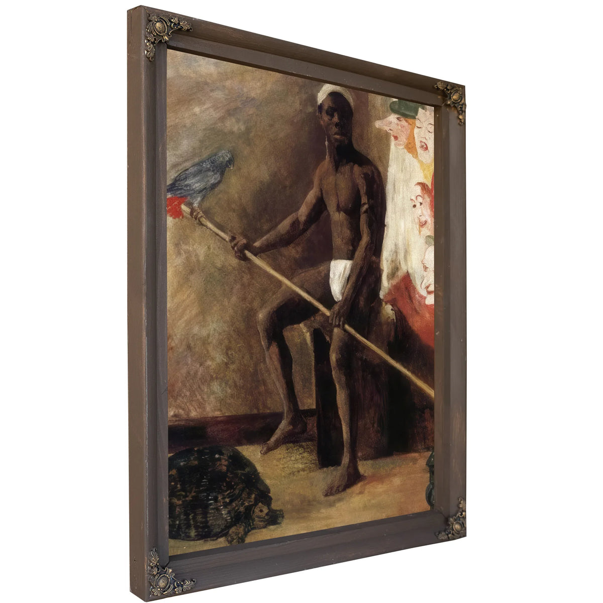 Masks Watching A Black Minstrel By James Ensor Fine Art Print